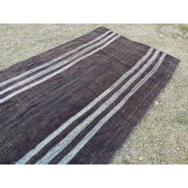 Vintage Turkish Kilim Rug 5'5'' x 9'10''
