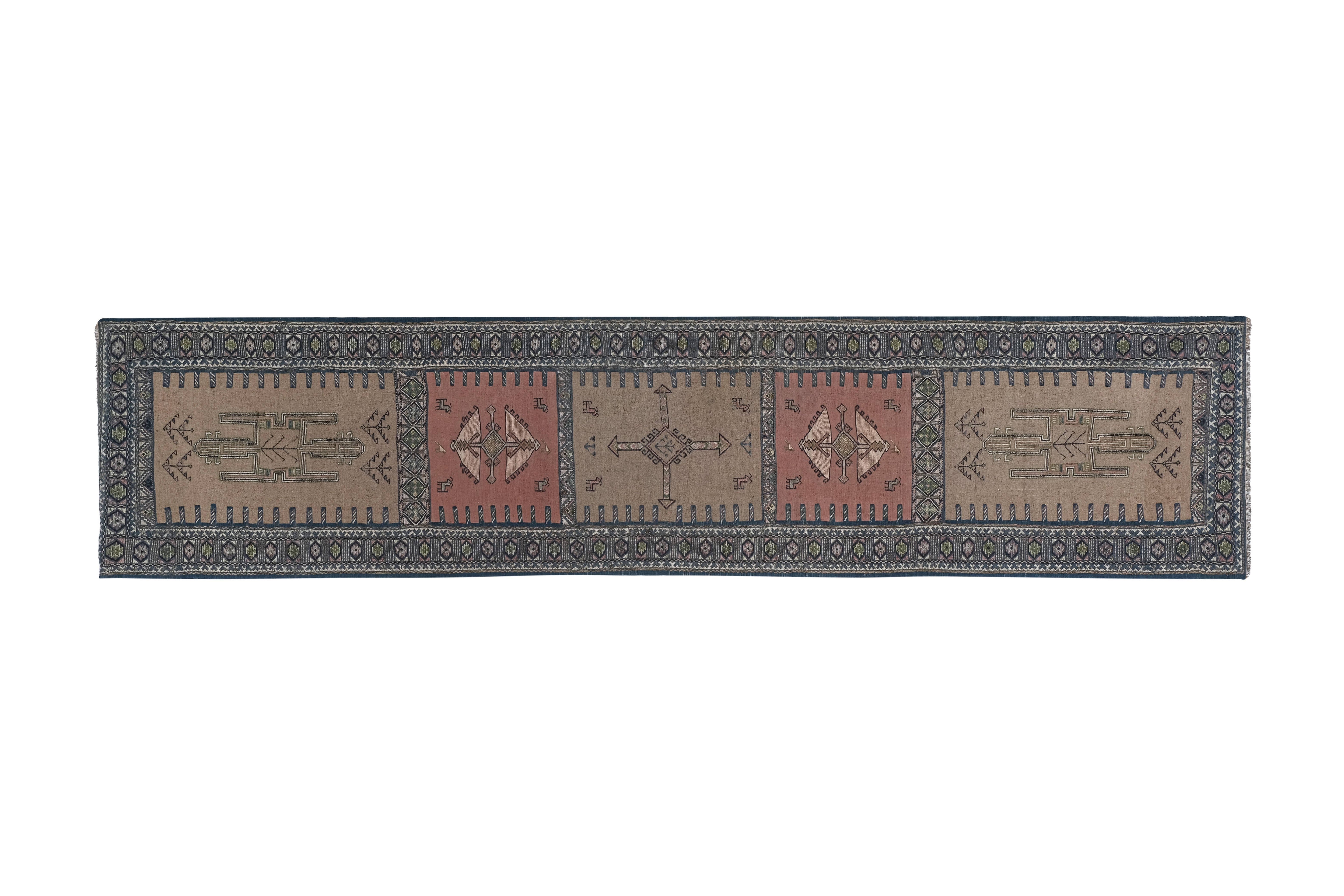 Vintage Turkish Runner 3'1'' x 13'3''