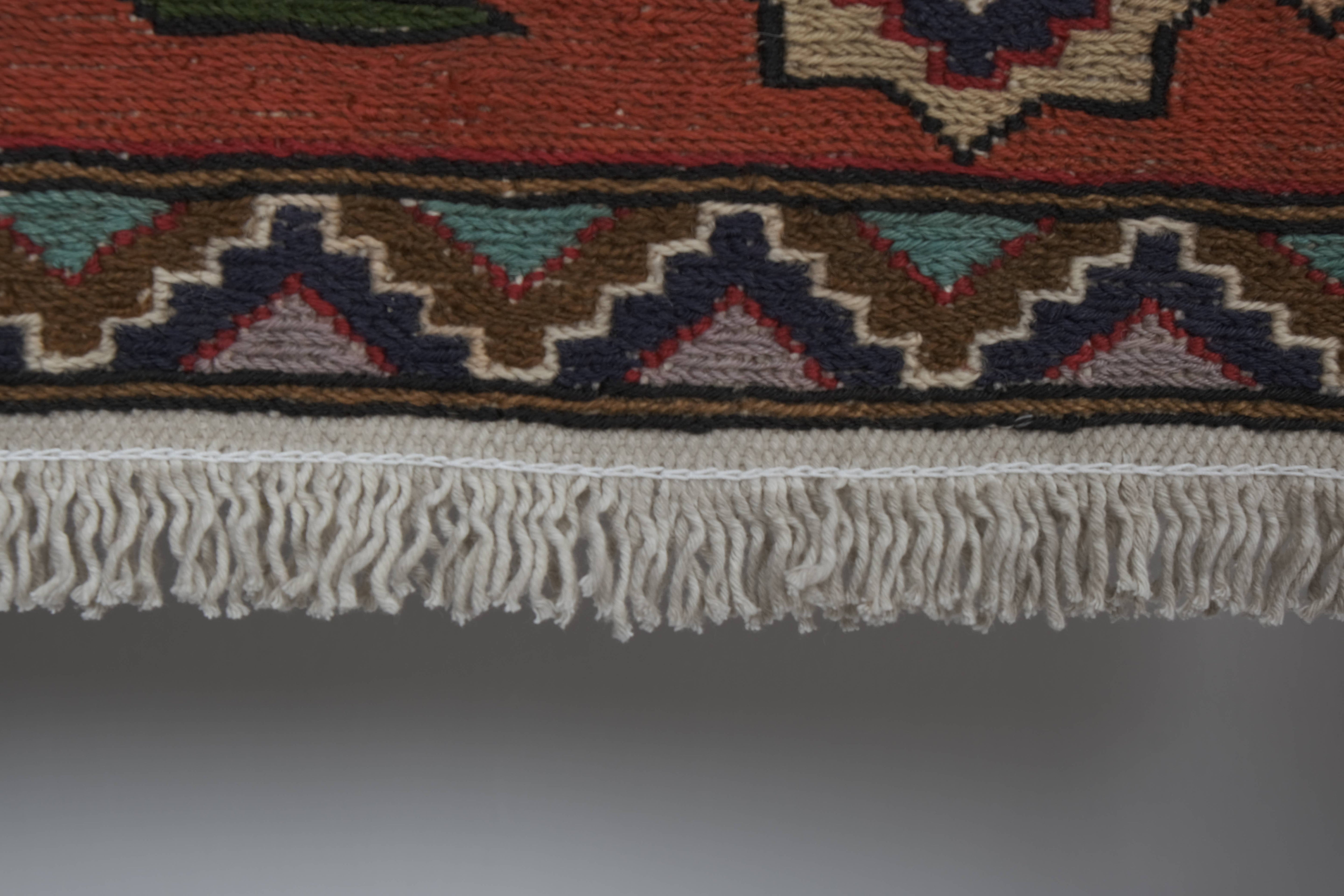 Vintage Turkish Kilim Rug 4'2'' x 6'5''