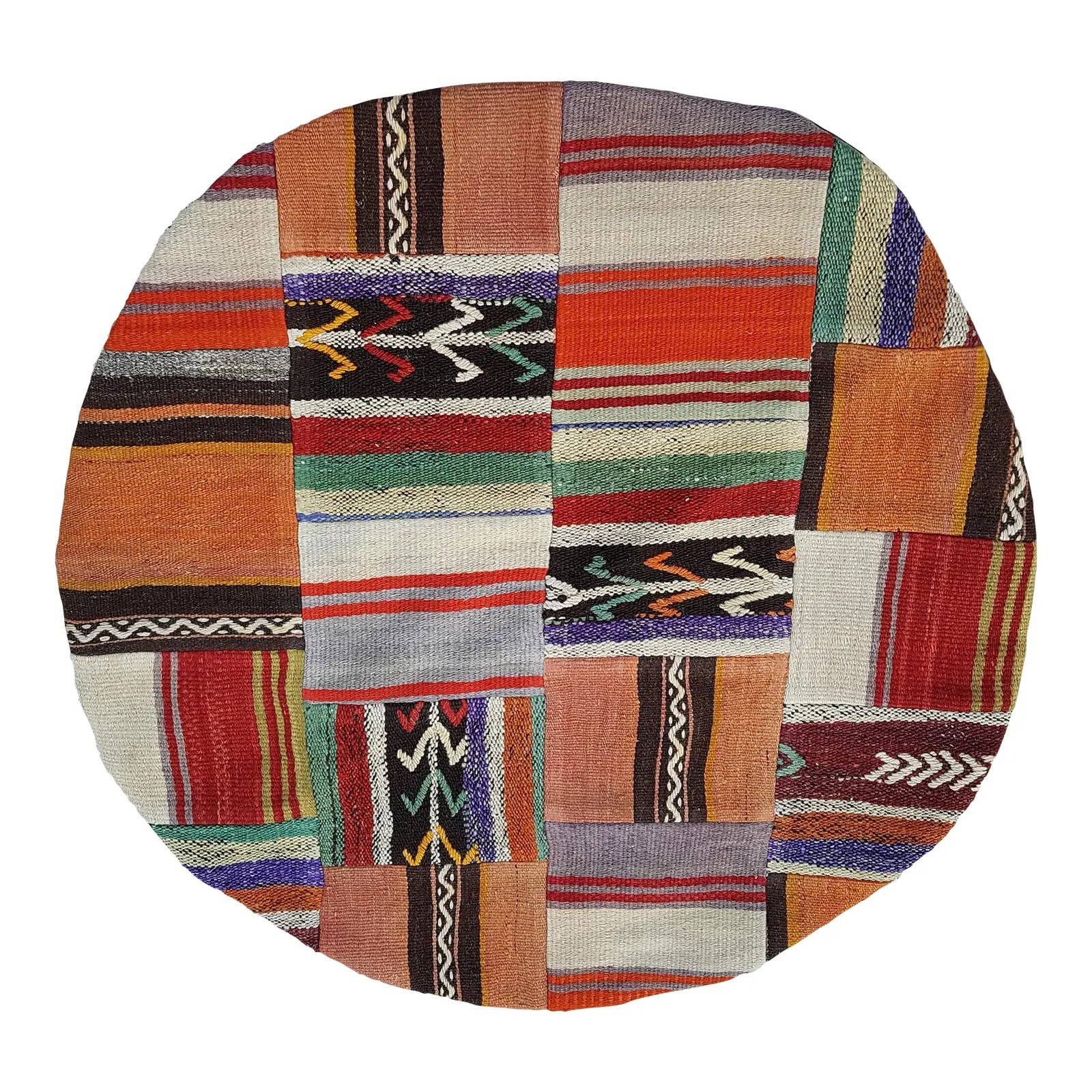 Vintage Turkish Rug 33'' x 33''