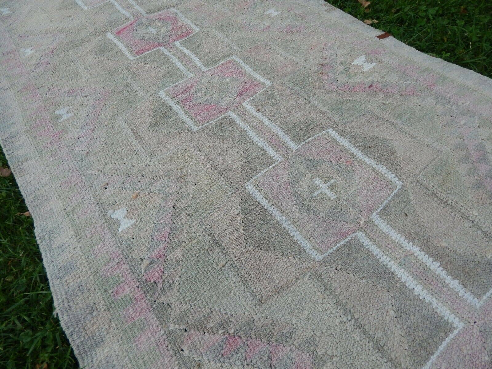 Vintage Herki Kilim Runner 2'11'' x 9'7''