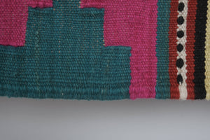 Vintage Turkish Kilim Rug 5'1'' x 11'11''