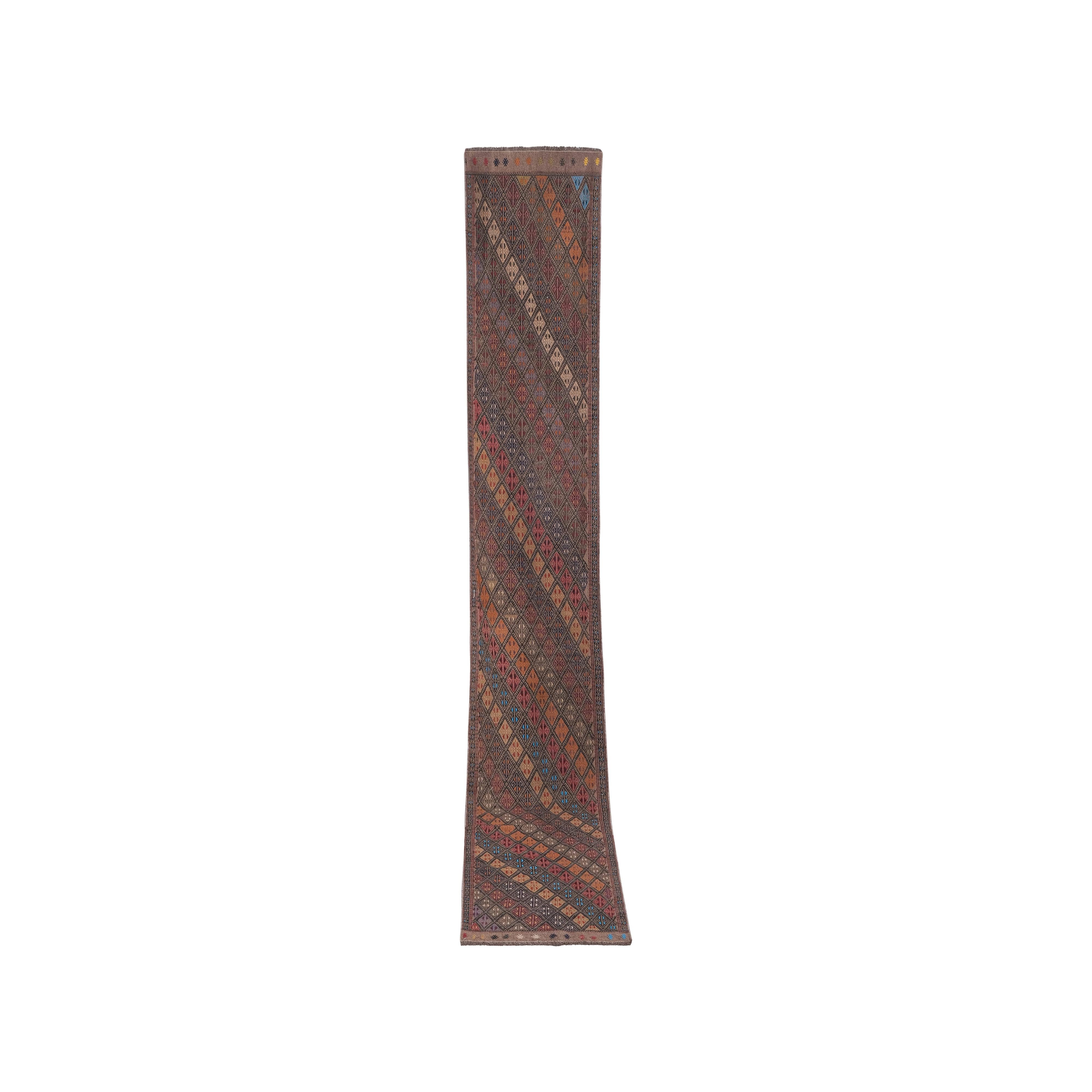 Vintage Kilim Runner 2'2'' x 14'