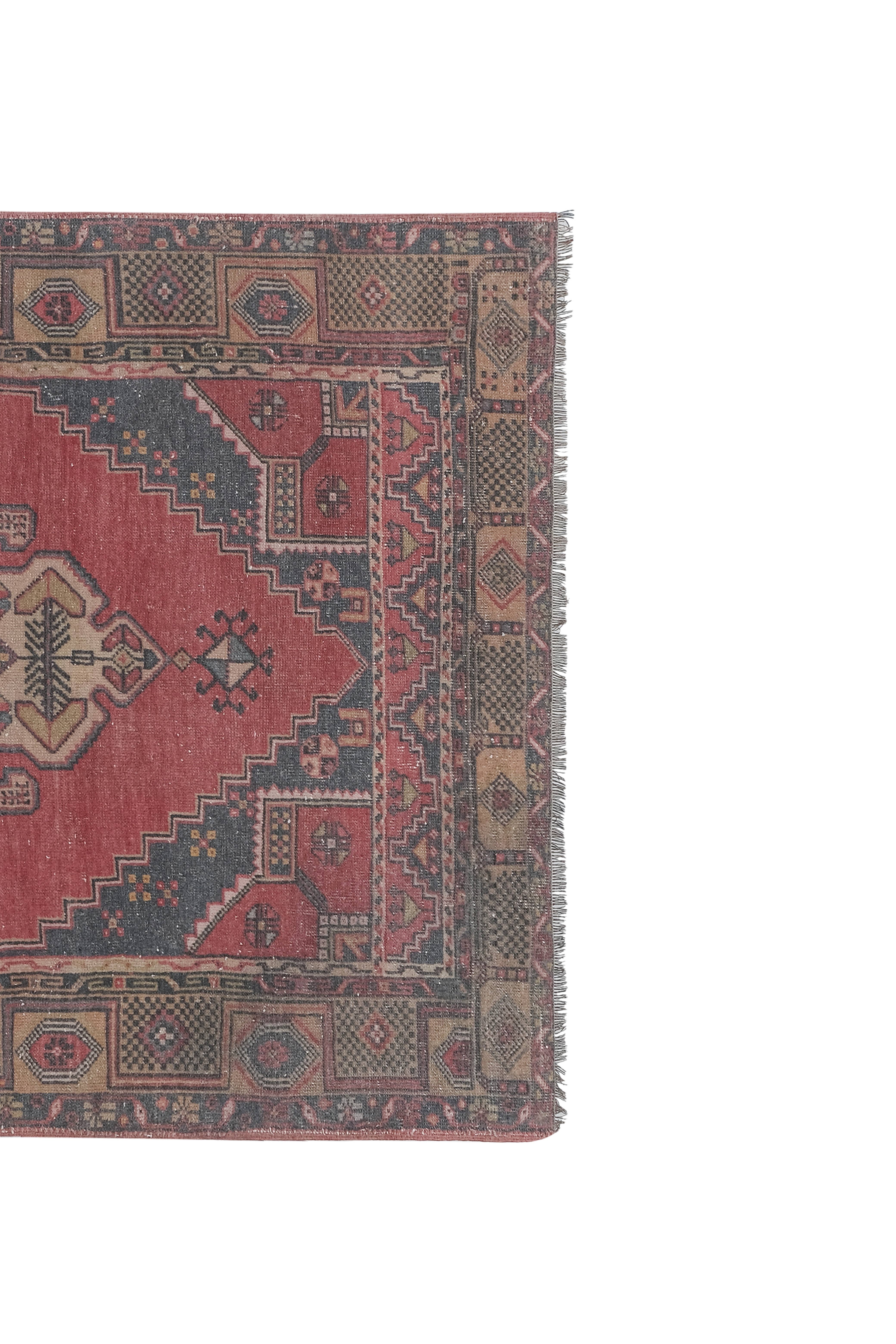 Vintage Oushak Rug 4'4'' x 7'9''