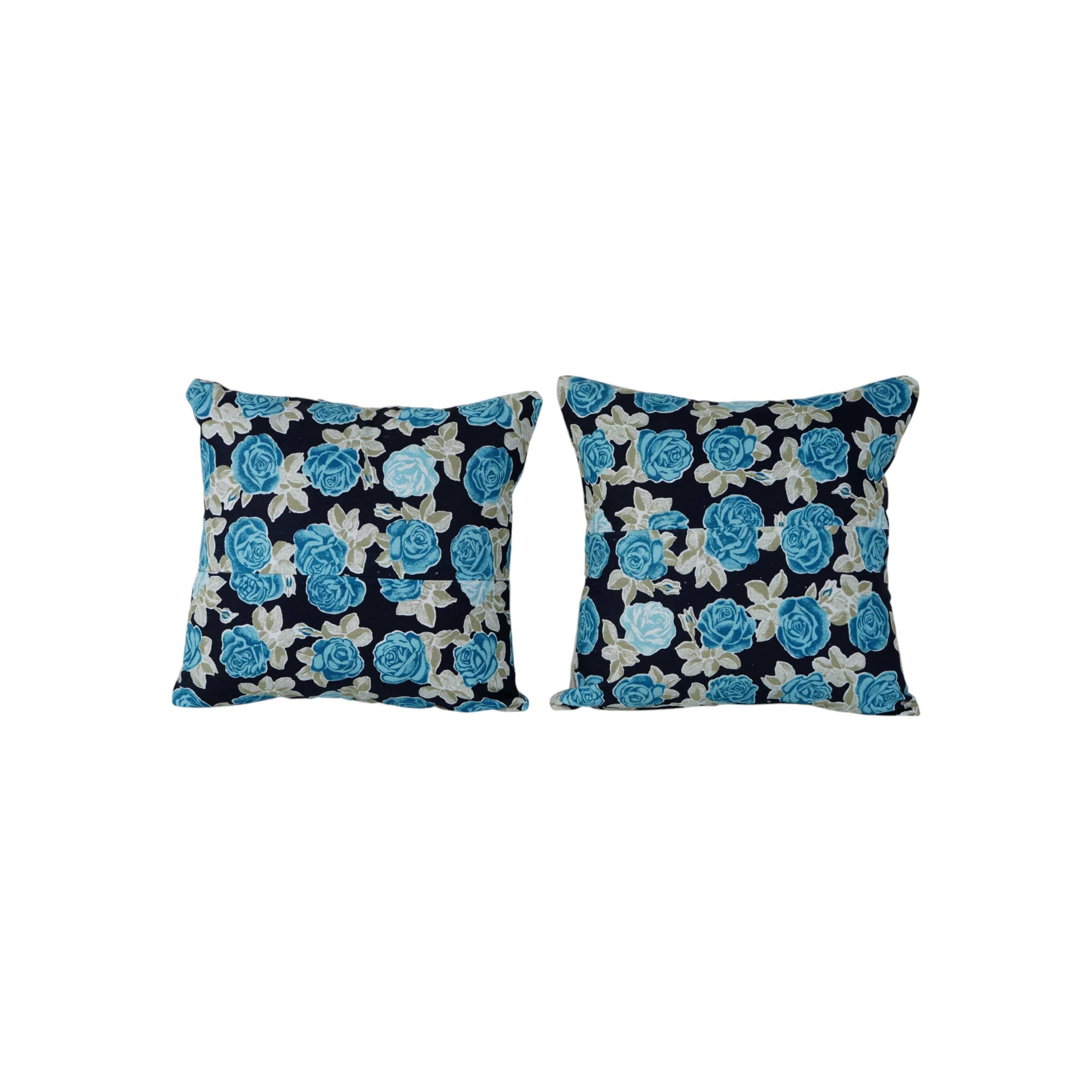 Uzbek Roller Printed Pillow Cover Set of 2 | 16'' x 16''