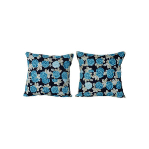 Uzbek Roller Printed Pillow Cover Set of 2 | 16'' x 16''