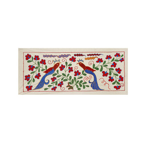 Bird Suzani Table Runner | 17'' x 38''