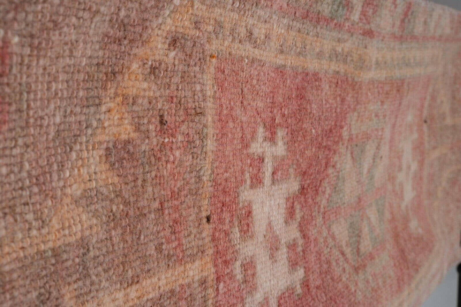 Vintage Turkish Yastik Rugs Set of 2 | 17'' x 40''