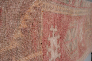 Vintage Turkish Yastik Rugs Set of 2 | 17'' x 40''