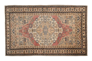 Vintage Turkish Karapinar Rug 6'8'' x 10'10''