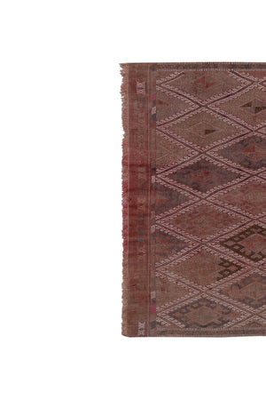 Vintage Turkish Kilim Rug 5'7'' x 7'5''