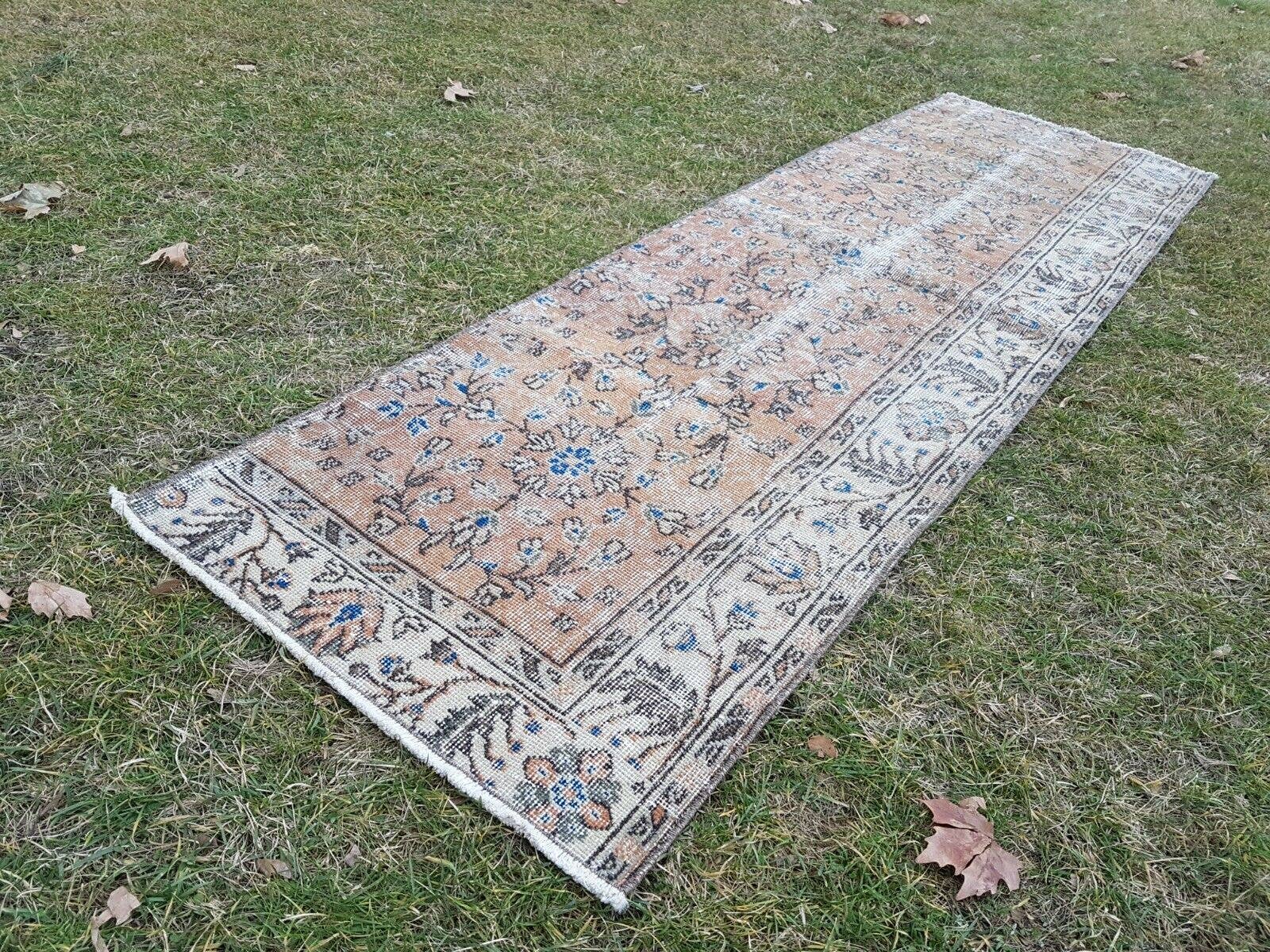 Vintage Turkish Runner Rug 2'3'' x 7'7''