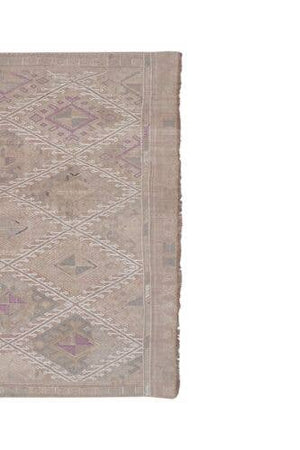 Vintage Turkish Kilim Rug 5'2'' x 7'3''