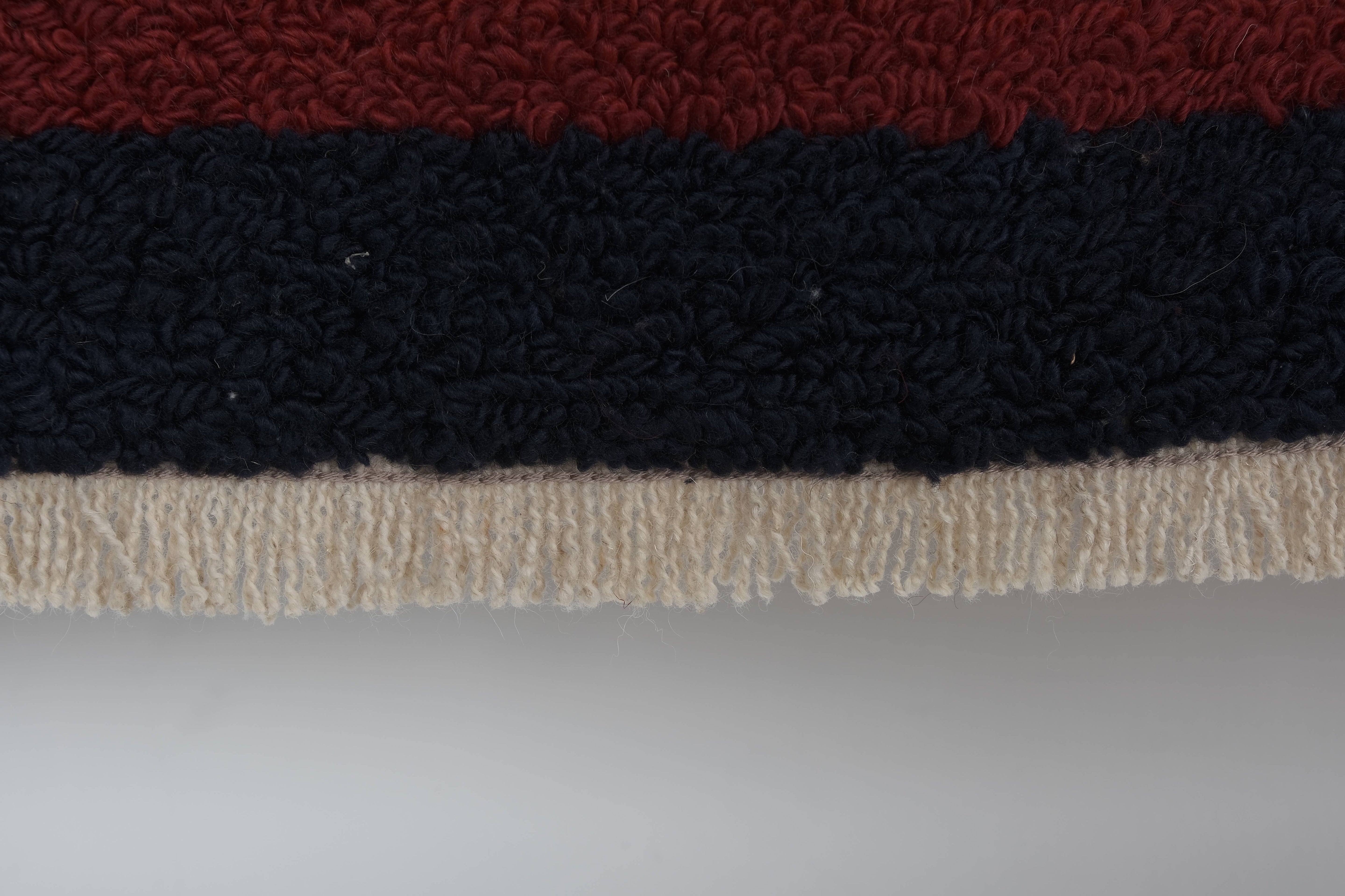 Vintage Turkish Shaggy Rug 3'5'' x 5'7''