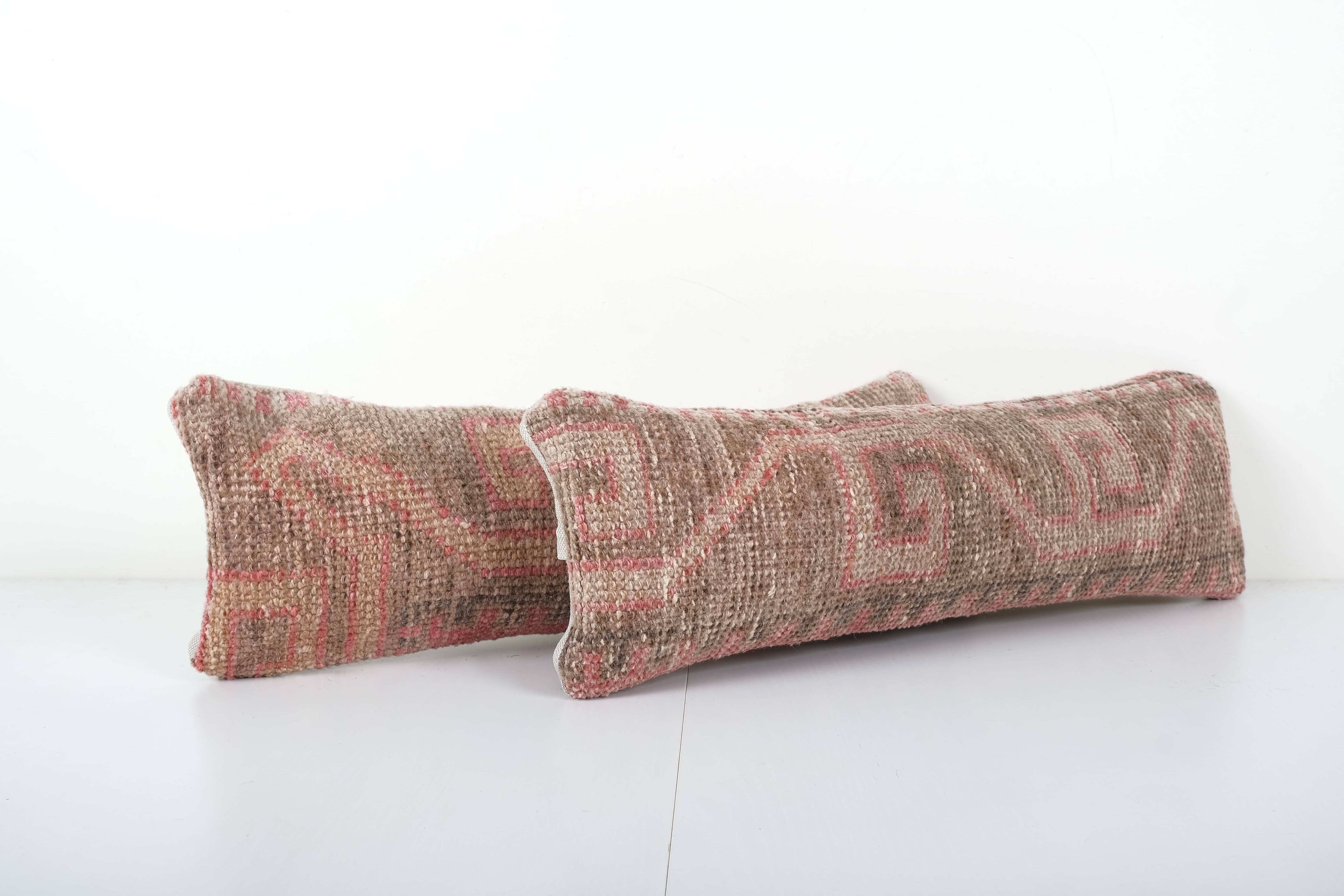 Rug Pillow Cover Set of 2 | 8'' x 24''