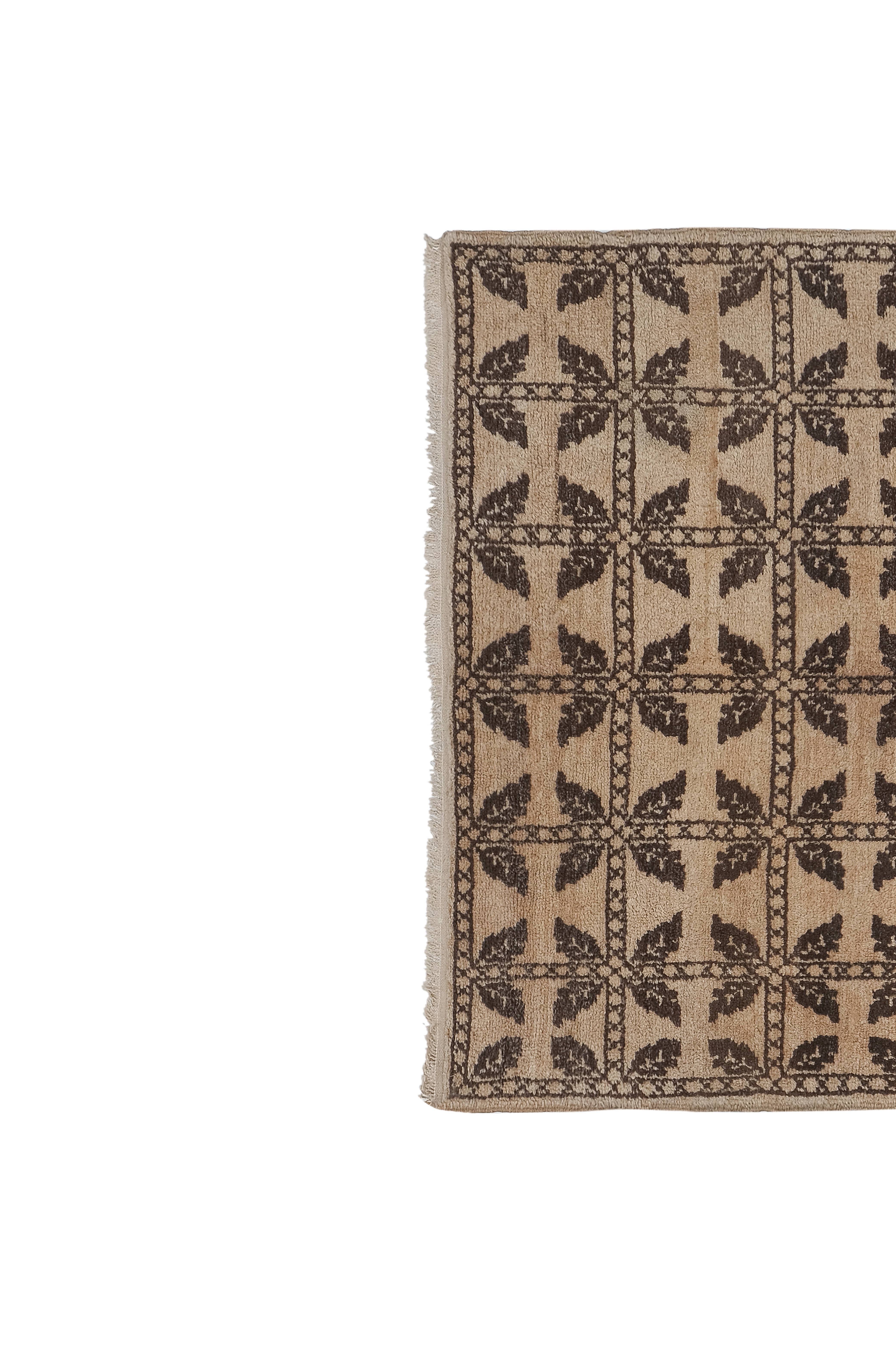 Vintage Turkish Tulu Rug 4' x 6'3''