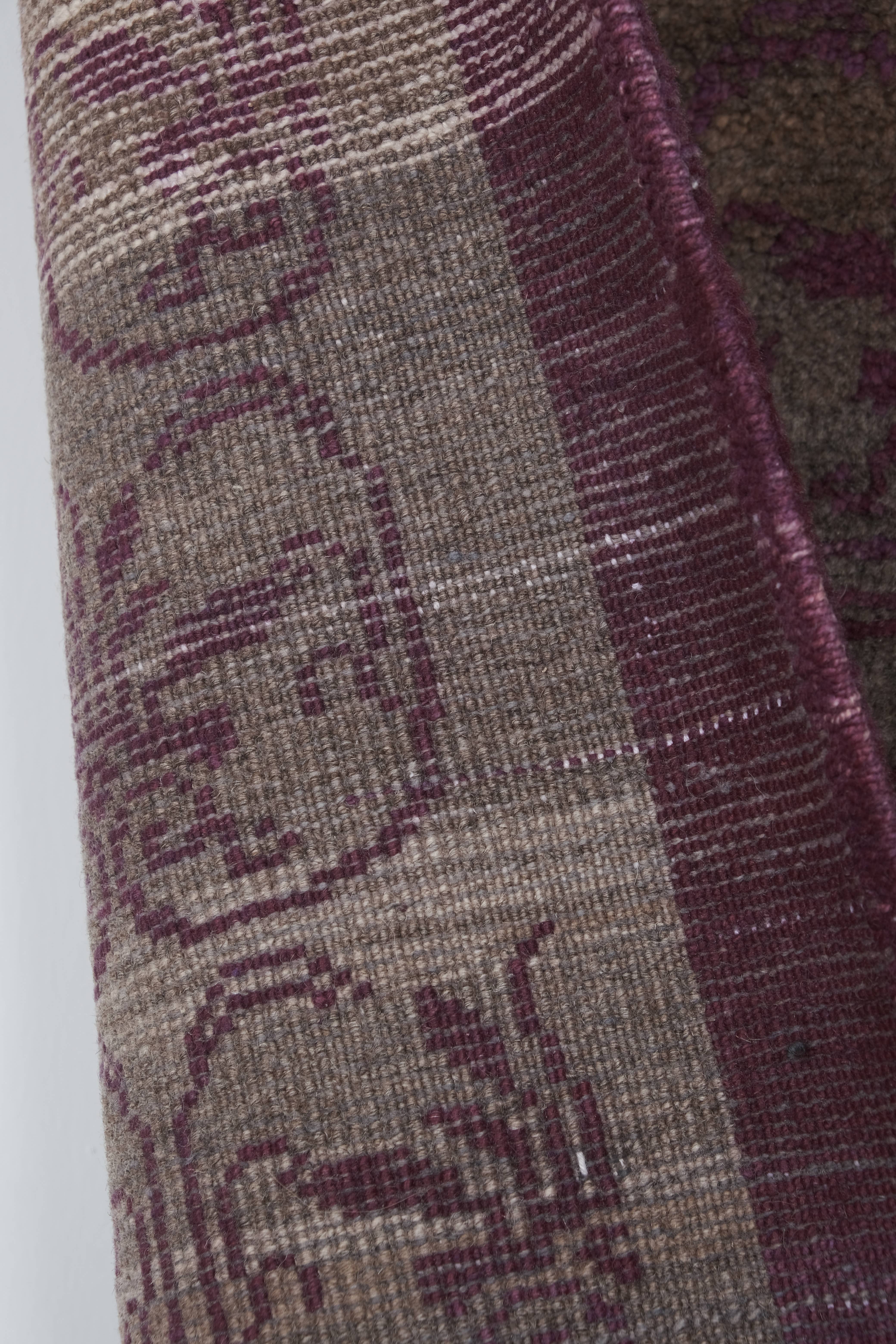 Vintage Turkish Shaggy Rug 3'3'' x 6'5''
