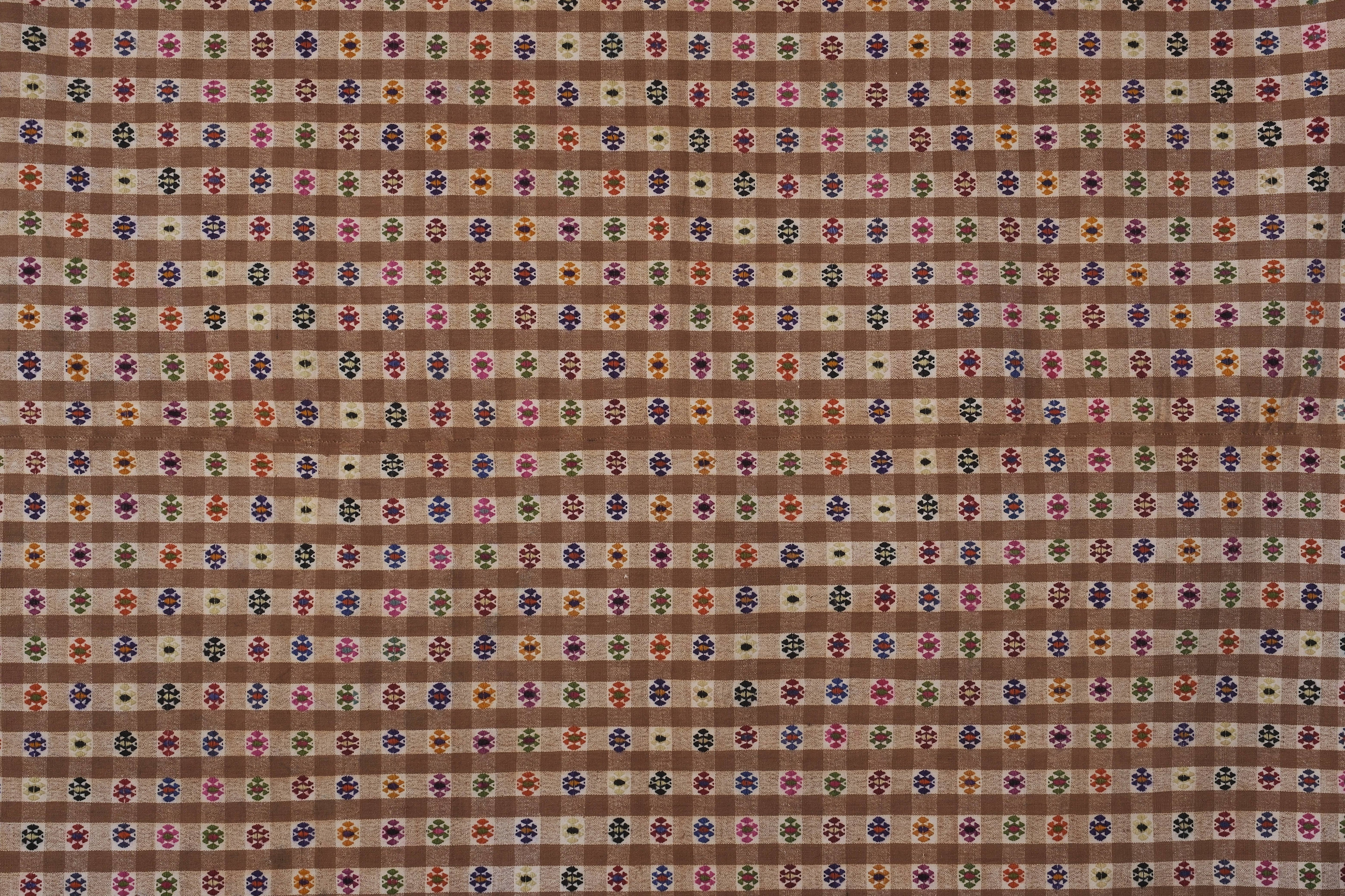 Vintage Turkish Kilim Rug 6'6'' x 8'1''