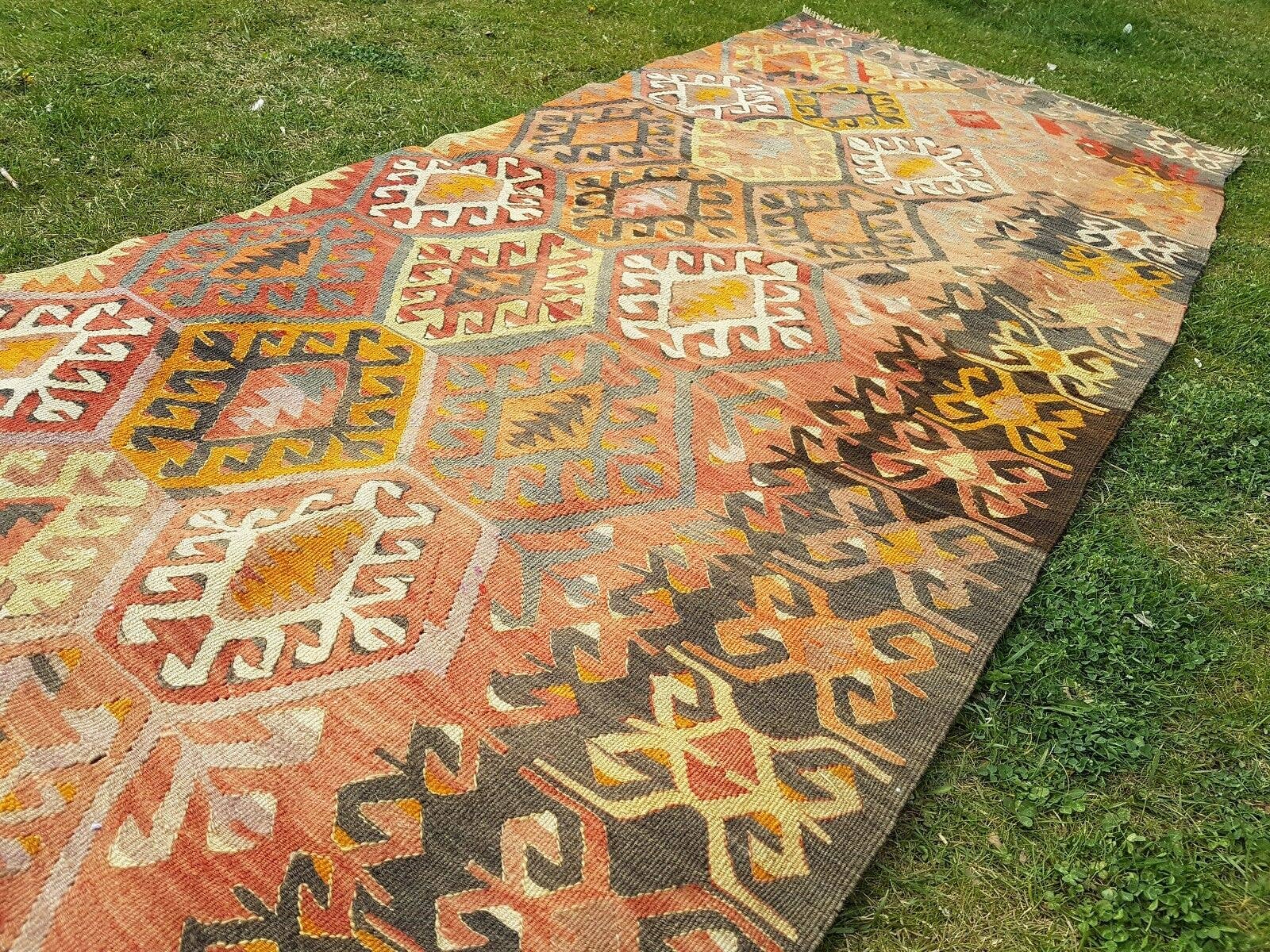 Vintage Turkish Rug 3' x 8'11''