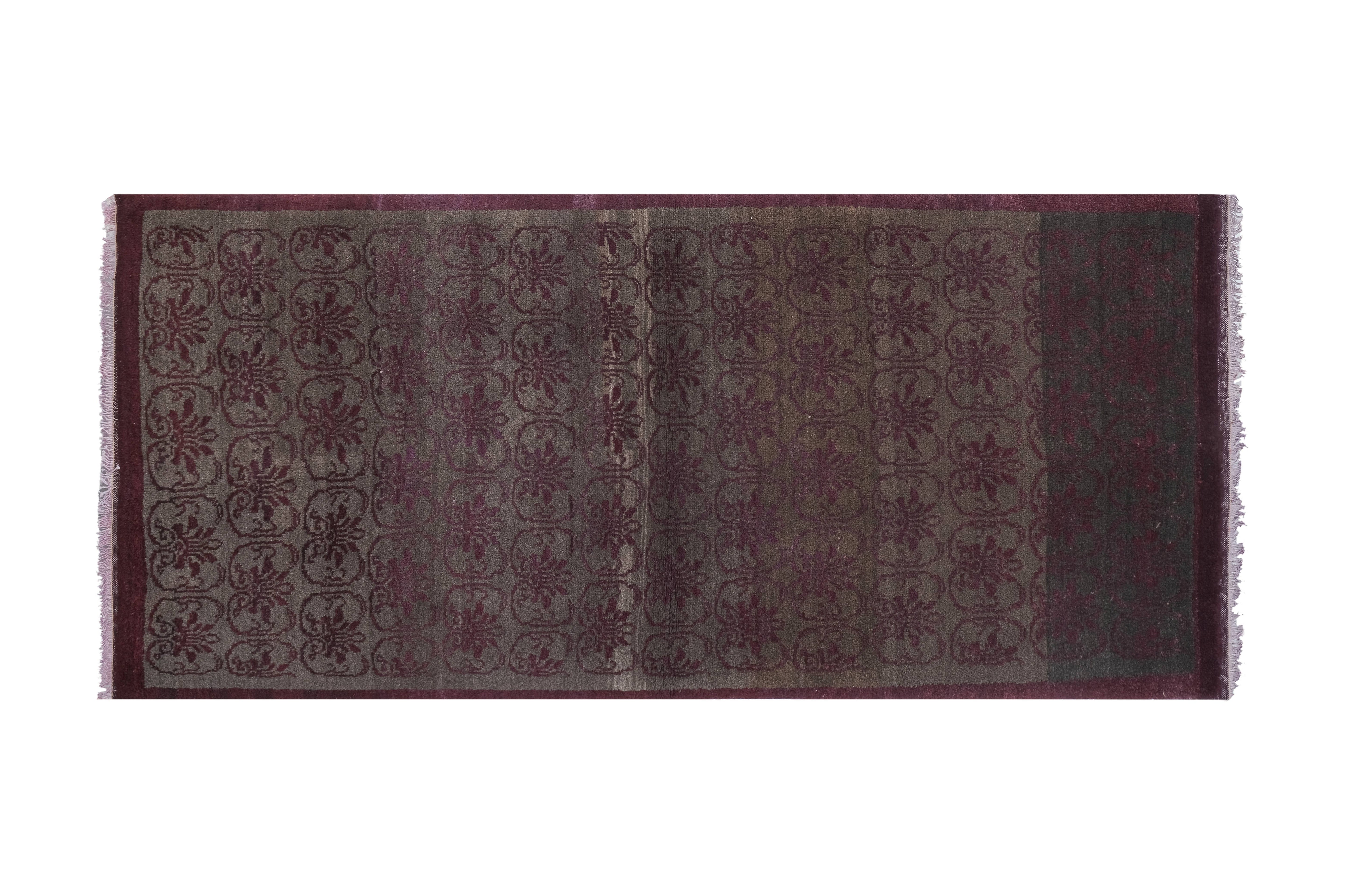 Vintage Turkish Shaggy Rug 3'3'' x 6'5''