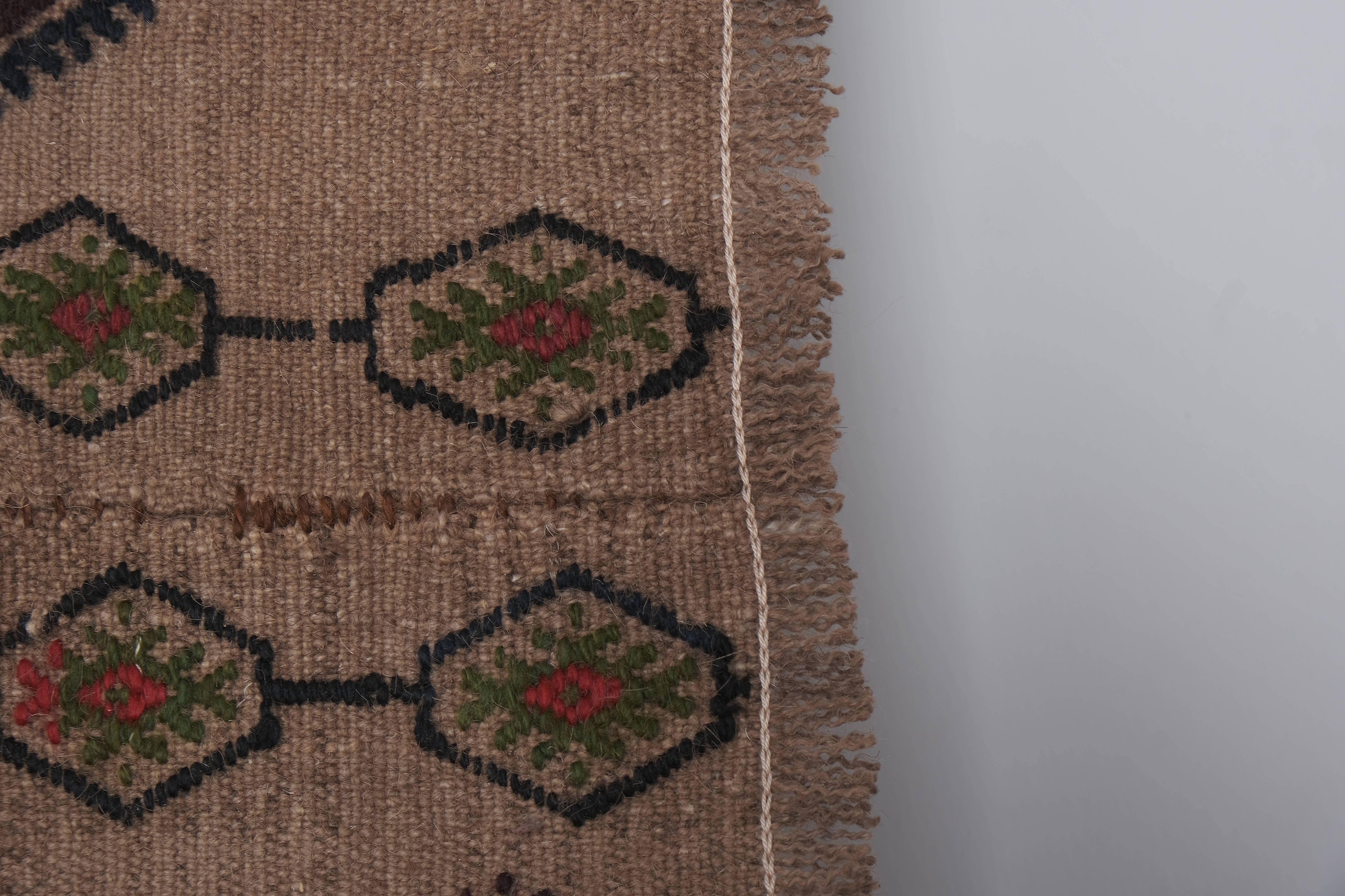 Vintage Turkish Kilim Rug 4'10'' x 9'9''