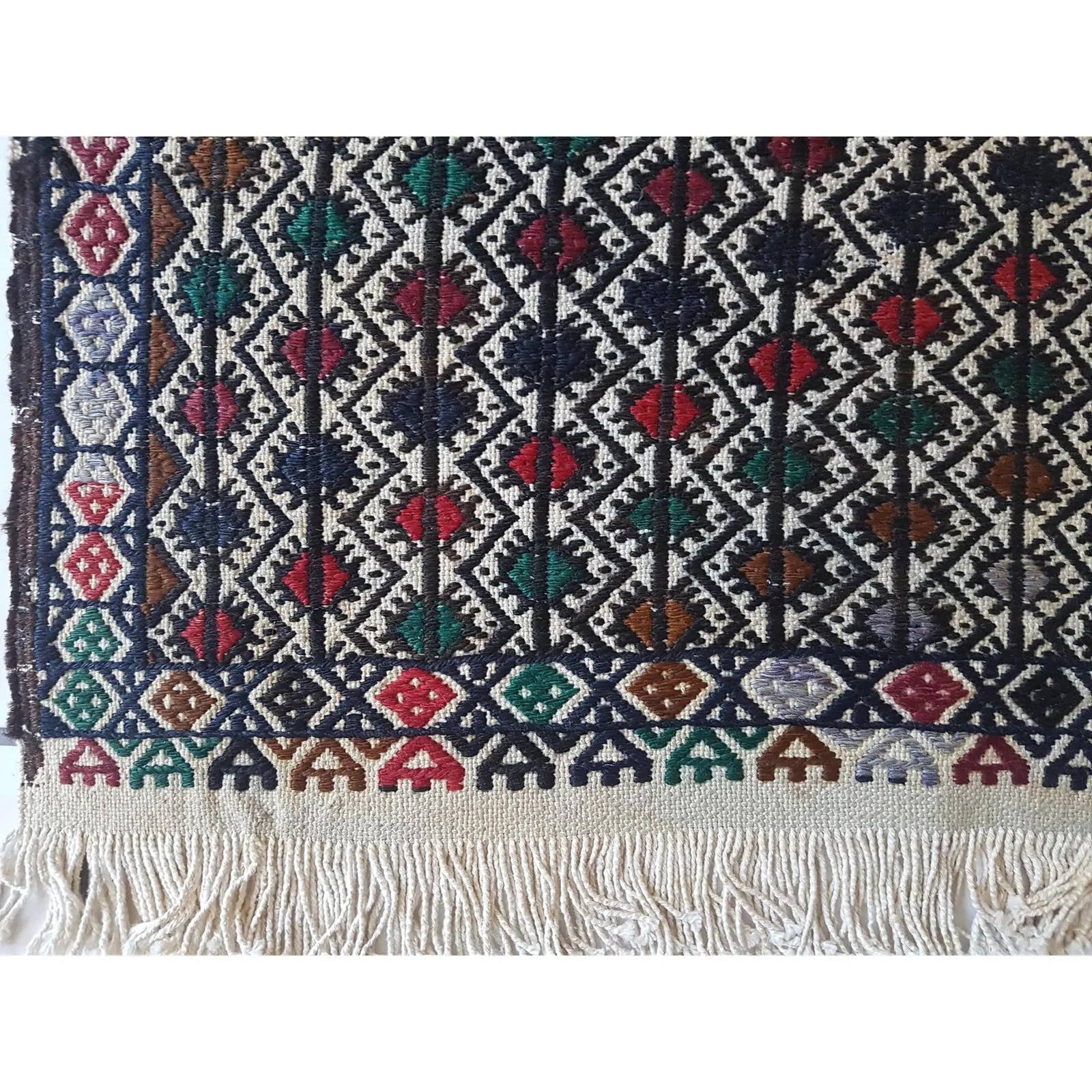 Vintage Kilim Yastik Rug 20'' x 32''