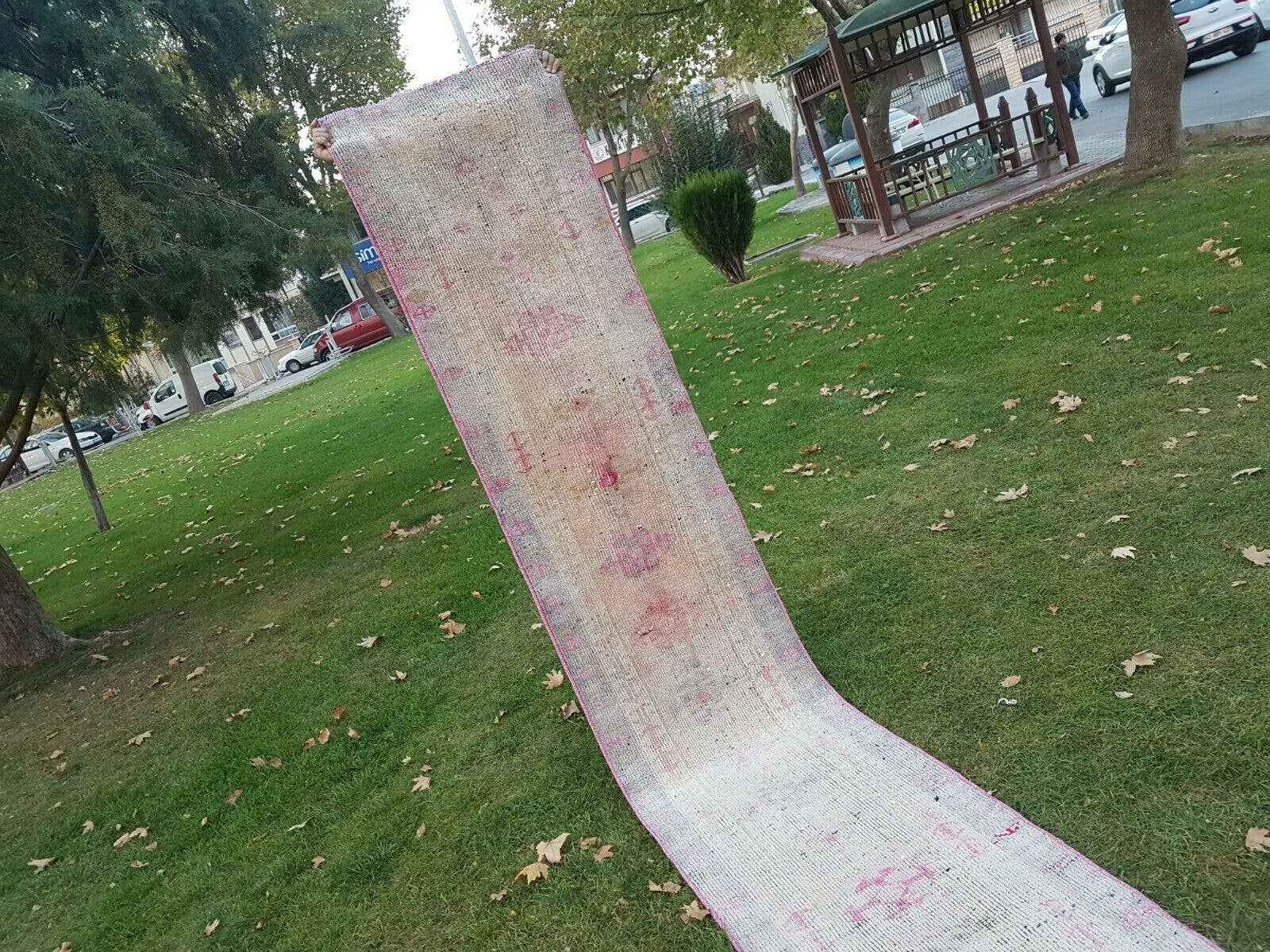 Vintage Oushak Runner 2'4'' x 15'1''