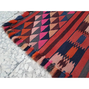 Vintage Turkish Kilim Runner 2'4'' x 8'4''