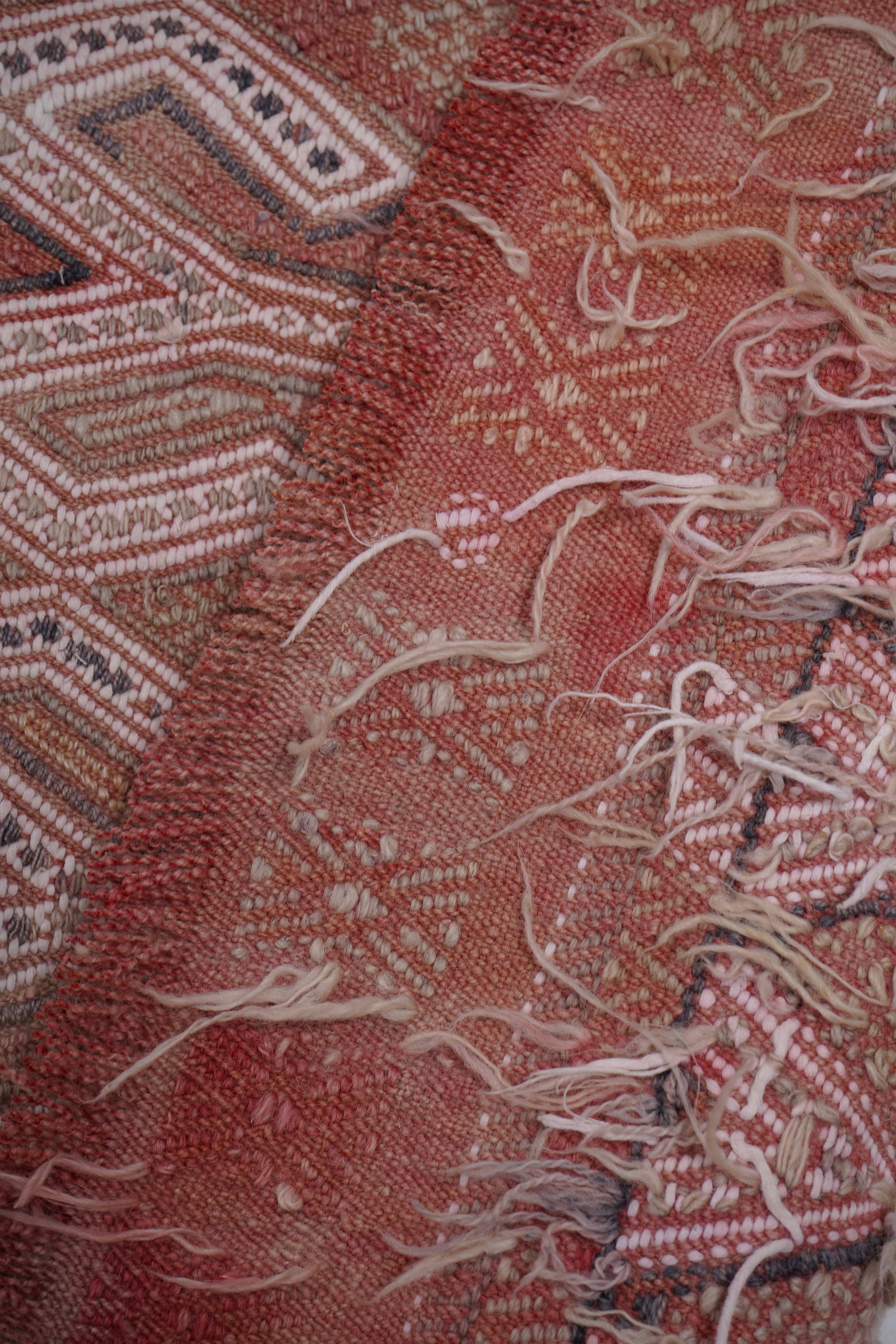 Vintage Turkish Kilim Rug 5'2'' x 7'7''