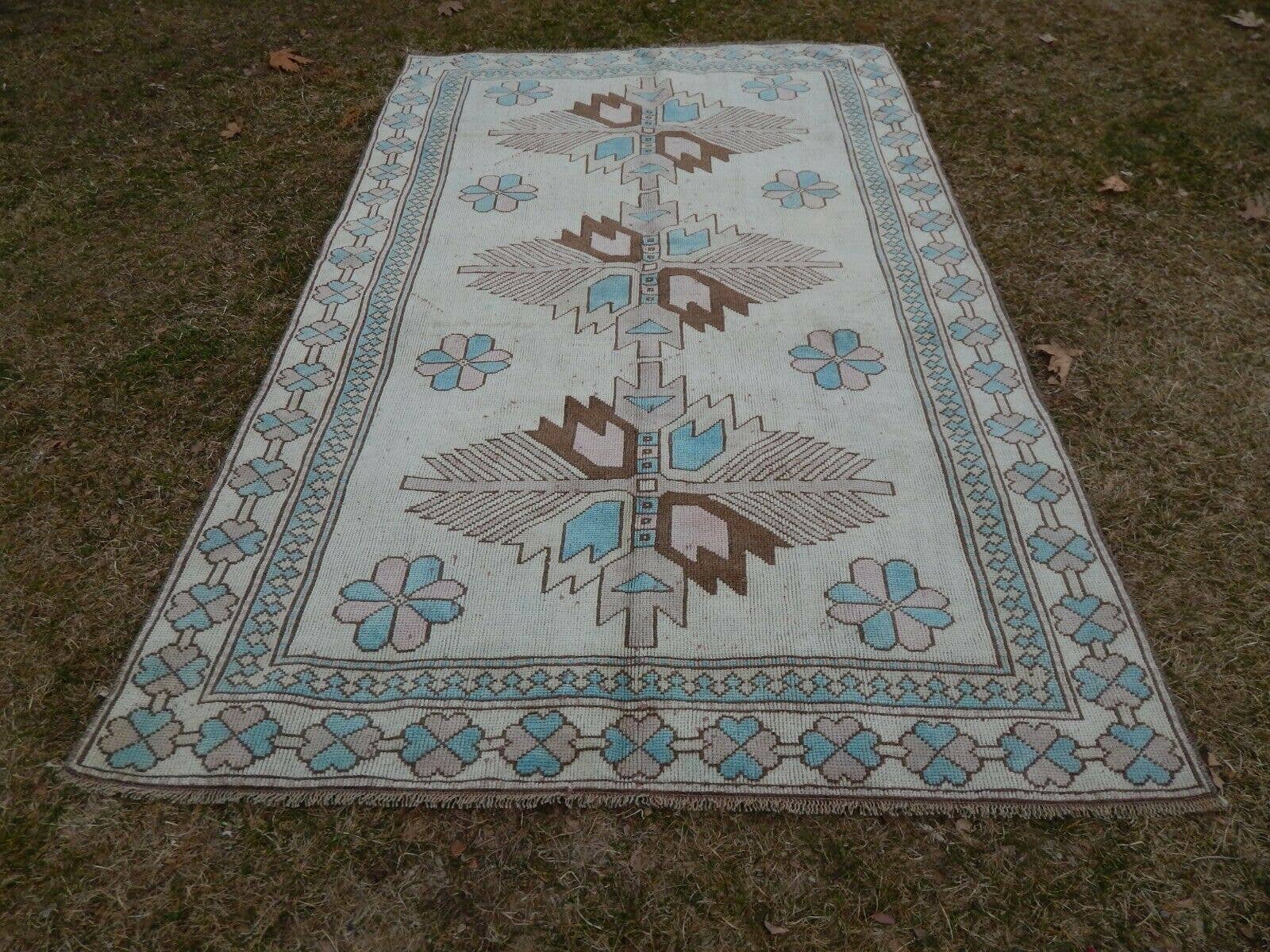 Vintage Oushak Runner 4'11'' x 7'10''