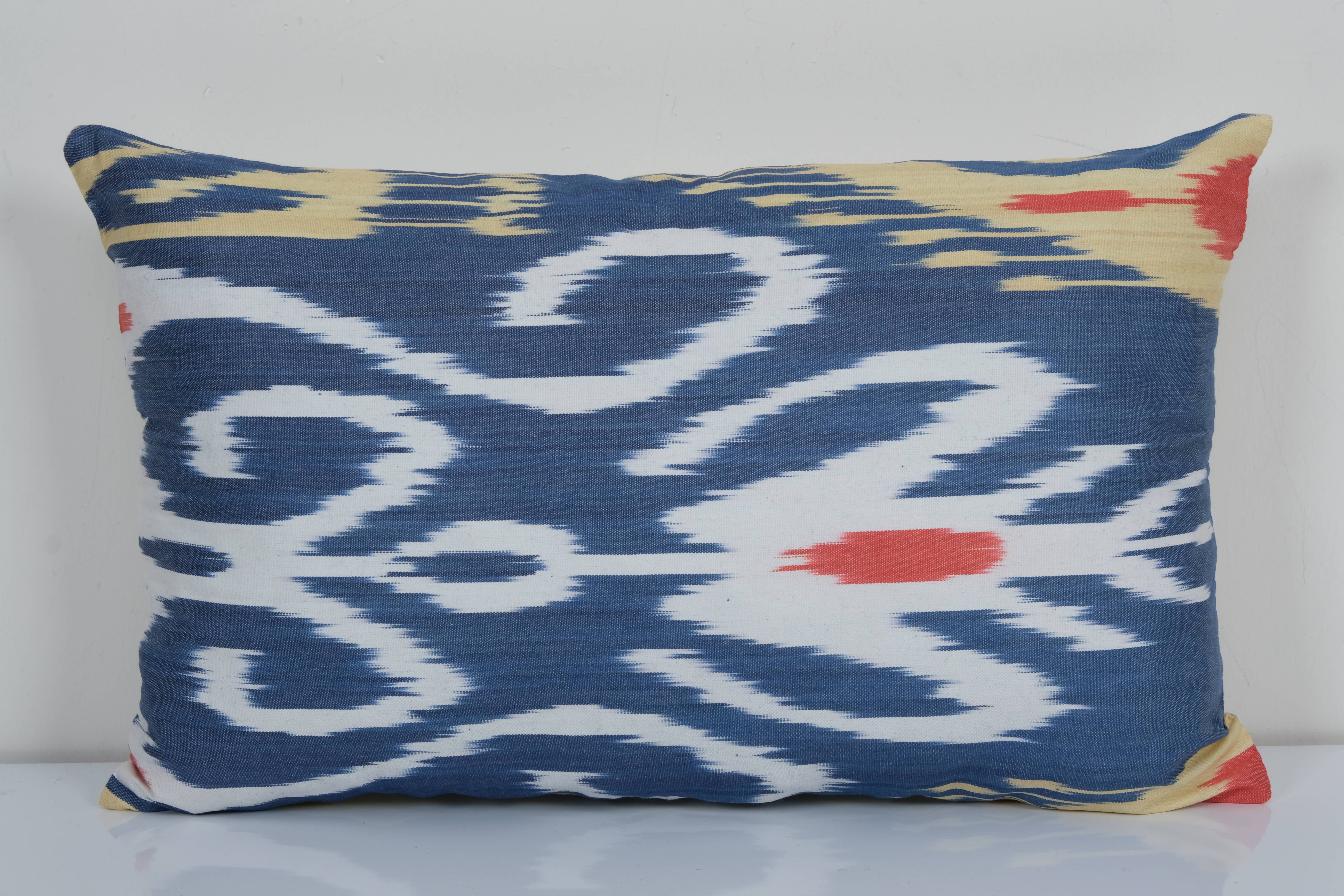 Silk Ikat Velvet Pillow Cover | 12'' x 18''
