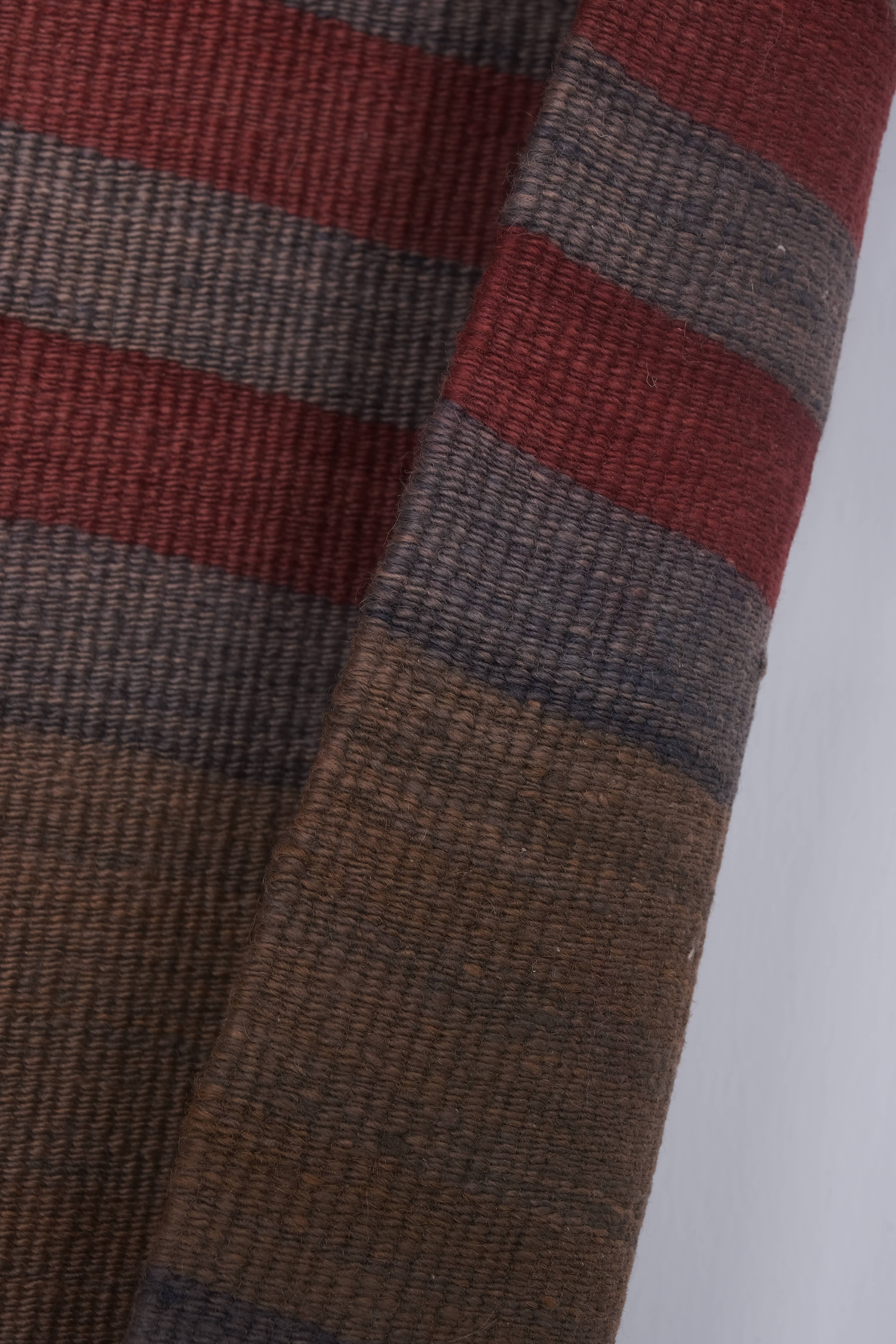 Vintage Turkish Kilim Runner 2'1'' x 18'4''