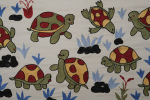Tortoise Suzani Table Runner | 20'' x 58''