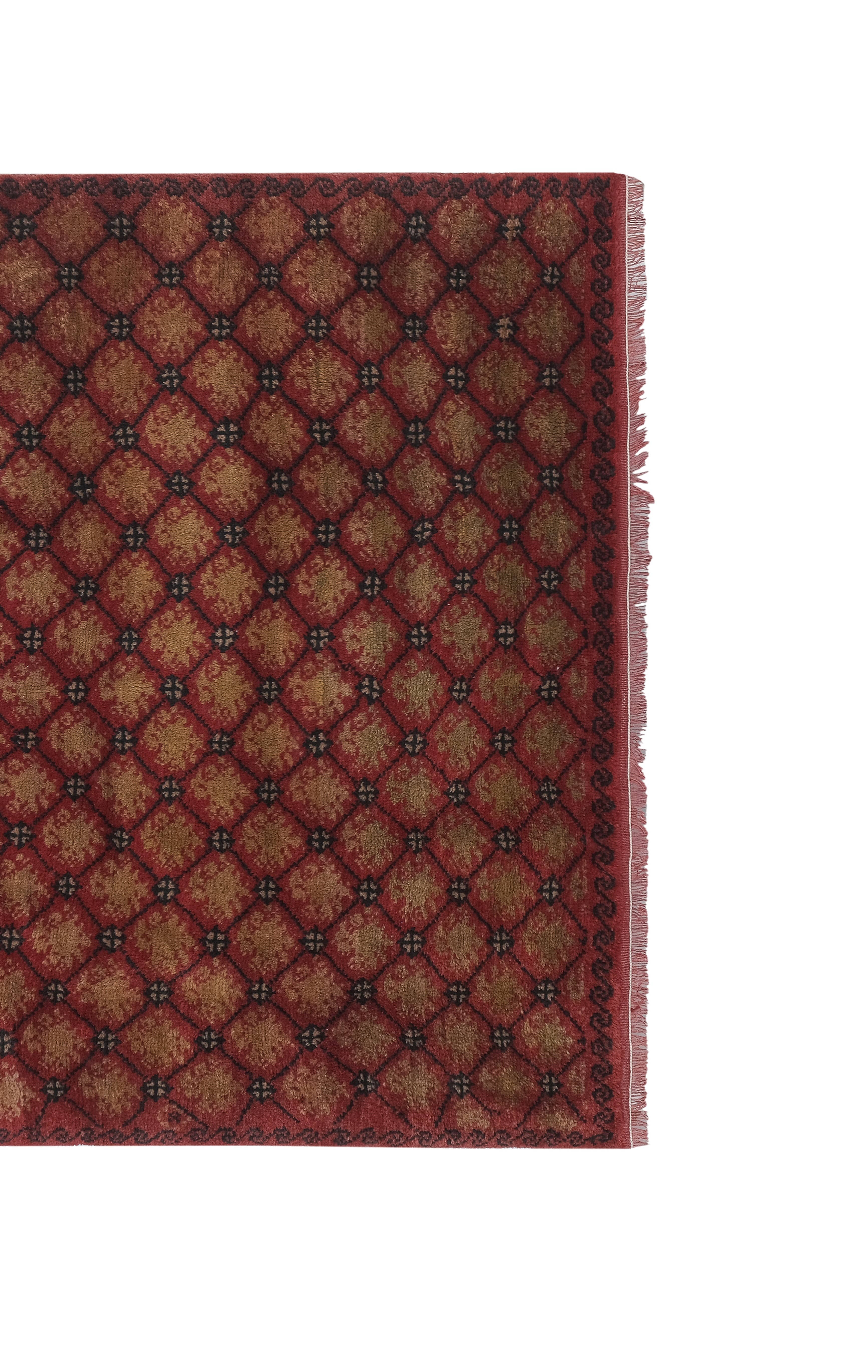 Vintage Turkish Tulu Rug 4'3'' x 5'7''