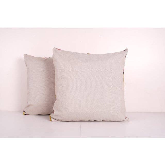 Silk Ikat Velvet Pillow Cover Set of 2 | 24'' x 24''