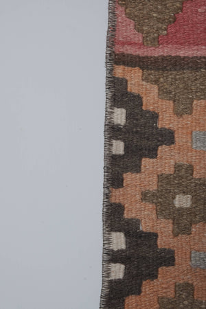 Vintage Turkish Kilim Runner 2'5'' x 20'4''