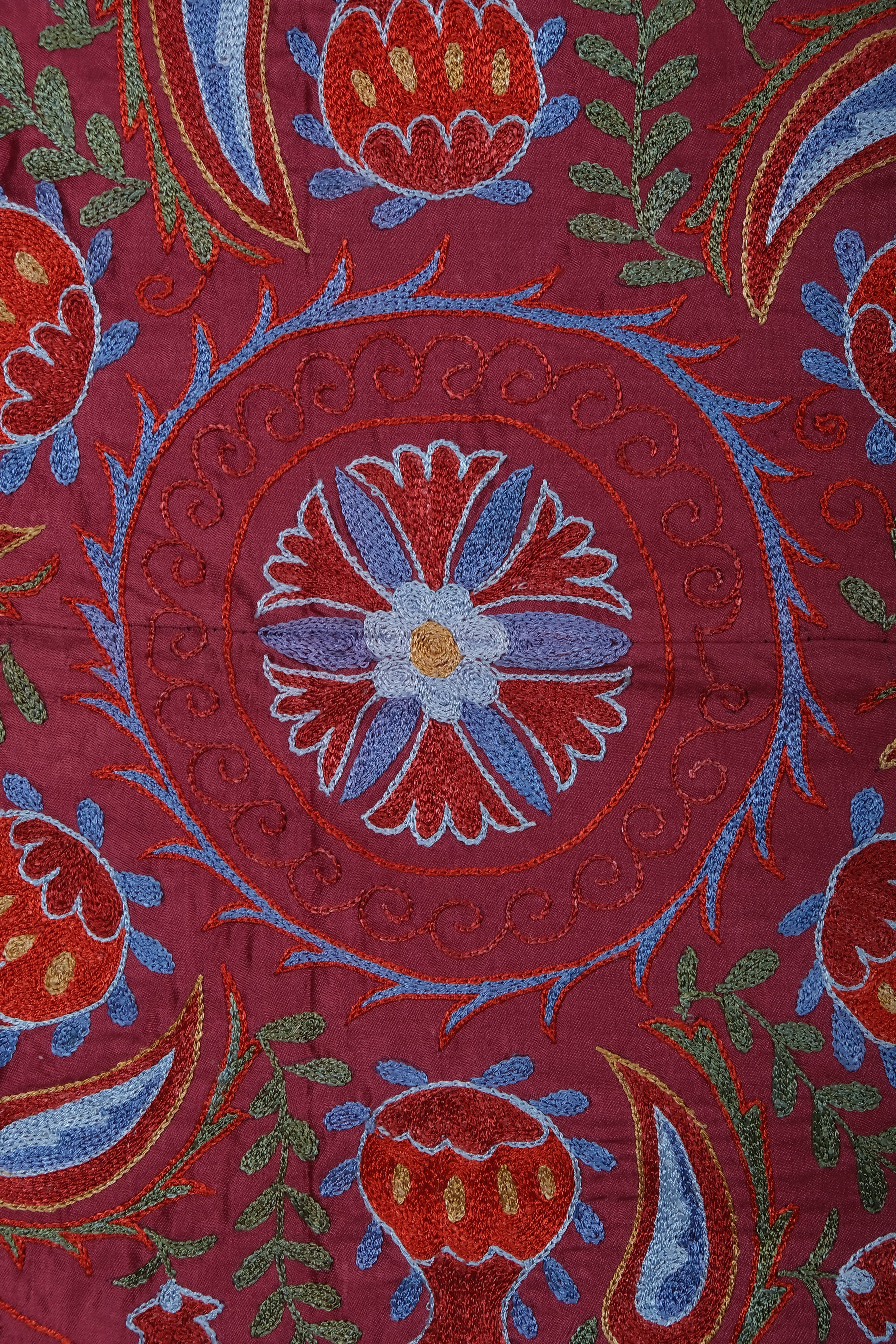 Silk Suzani Wall Hanging & Bedspread | 3'1'' x 6'2''