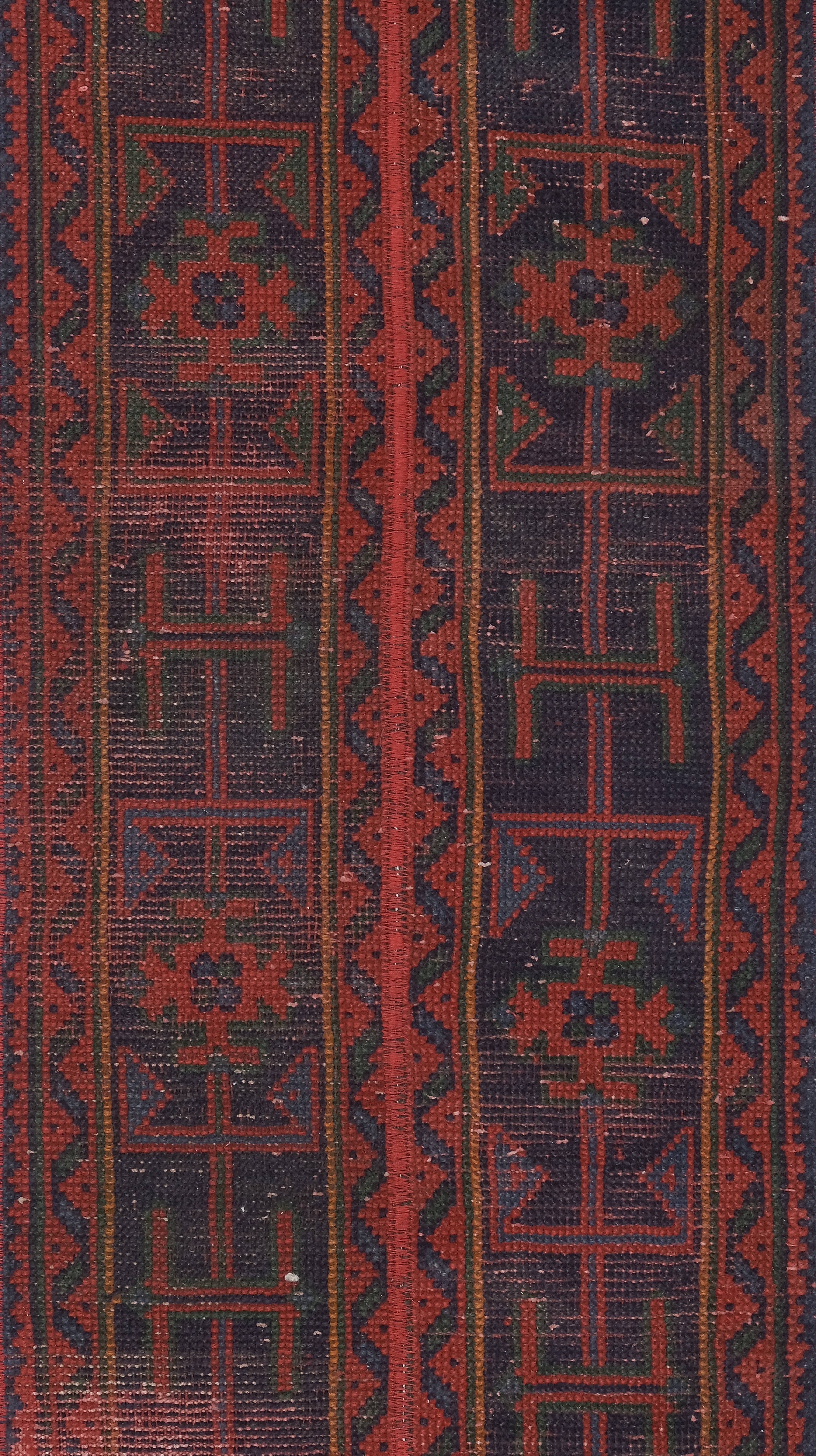 Vintage Oushak Runner 1'10'' x 11'1''