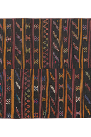 Vintage Turkish Kilim Rug 7'7'' x 9'2''