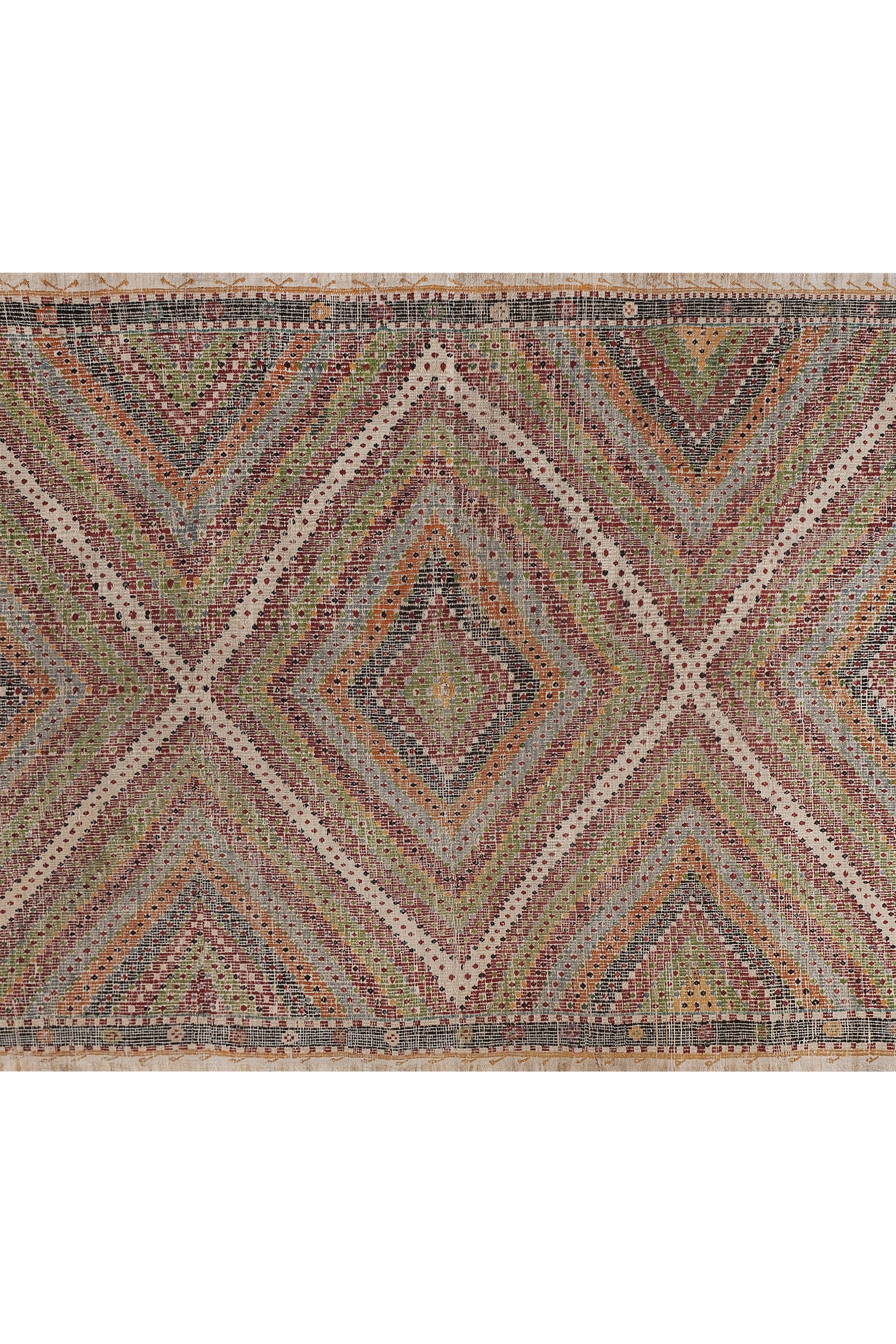 Vintage Turkish Kilim Rug 6'8'' x 10'4''