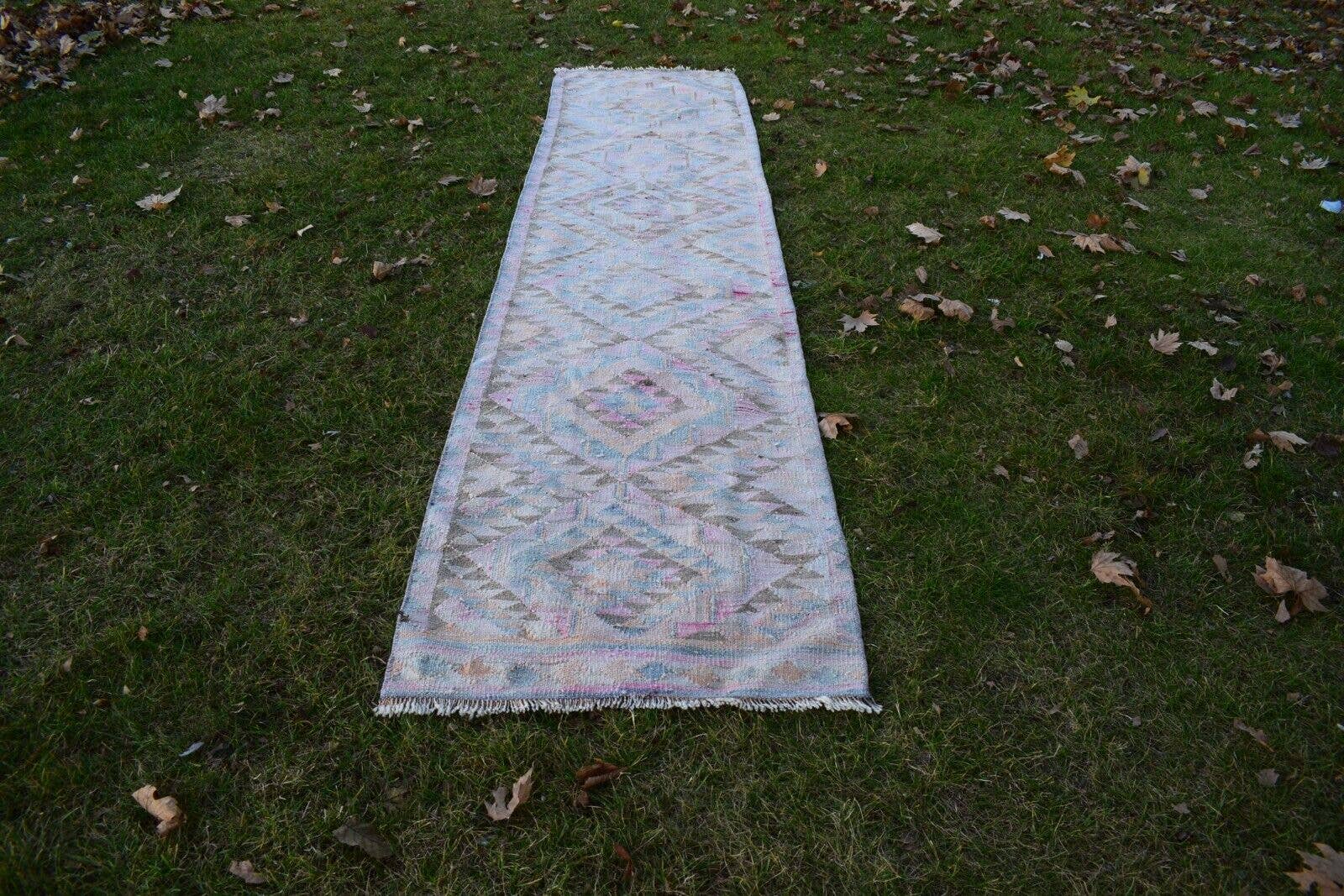 Vintage Herki Kilim Runner 2'6'' x 11'6''