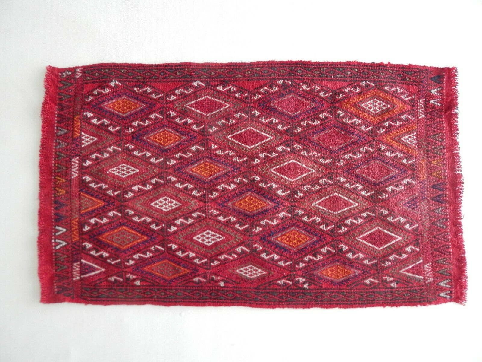 Vintage Turkish Anatolian Kilim Rug 22'' x 37''