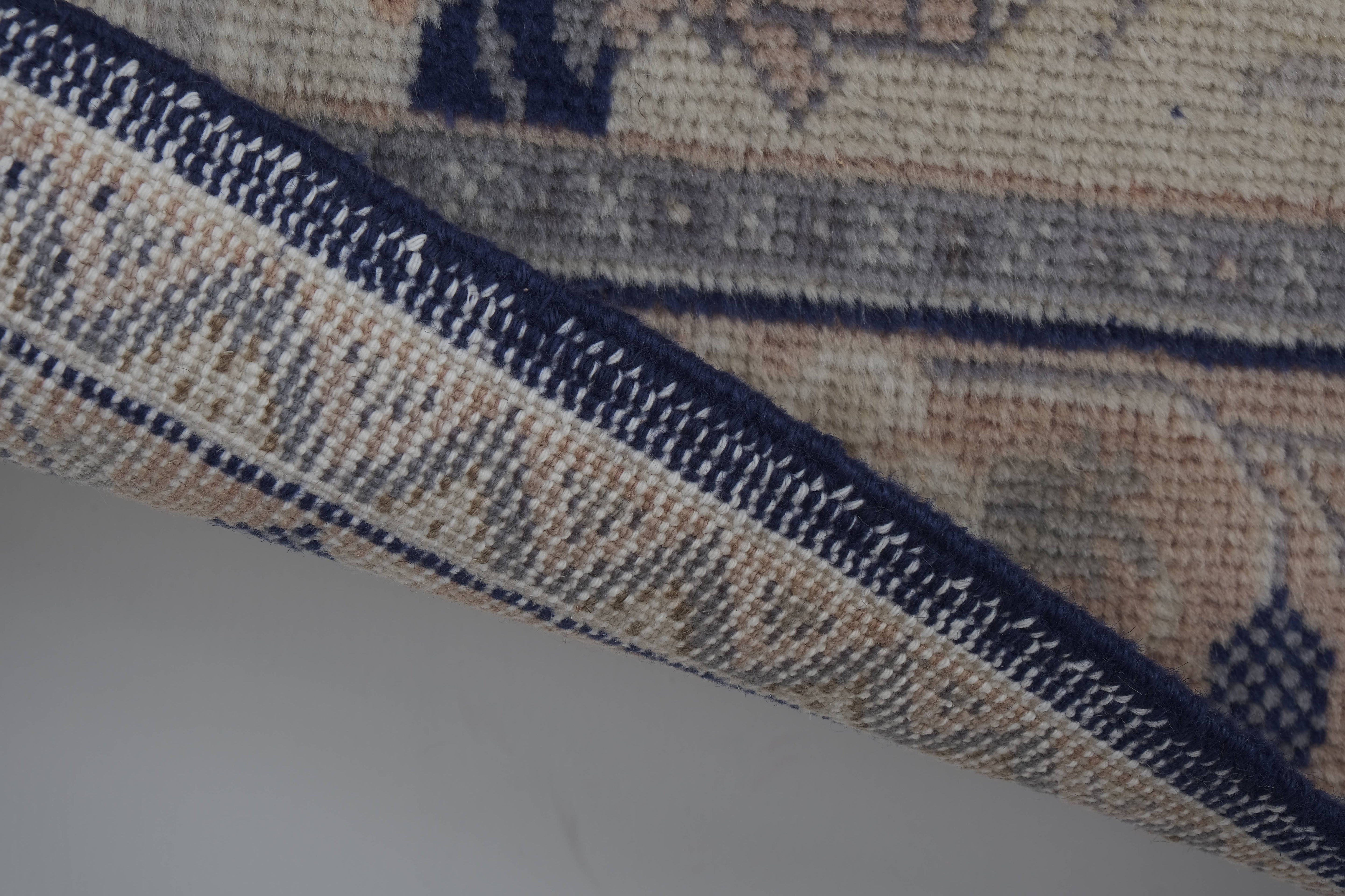 Hand-Embroidered Vintage Textile 43'' x 57''