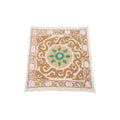 Hand-Embroidered Suzani Wall Hanging & Tablecloth 4'2'' x 4'5''