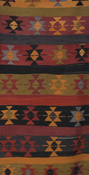 Vintage Kilim Runner 3' x 9'5''