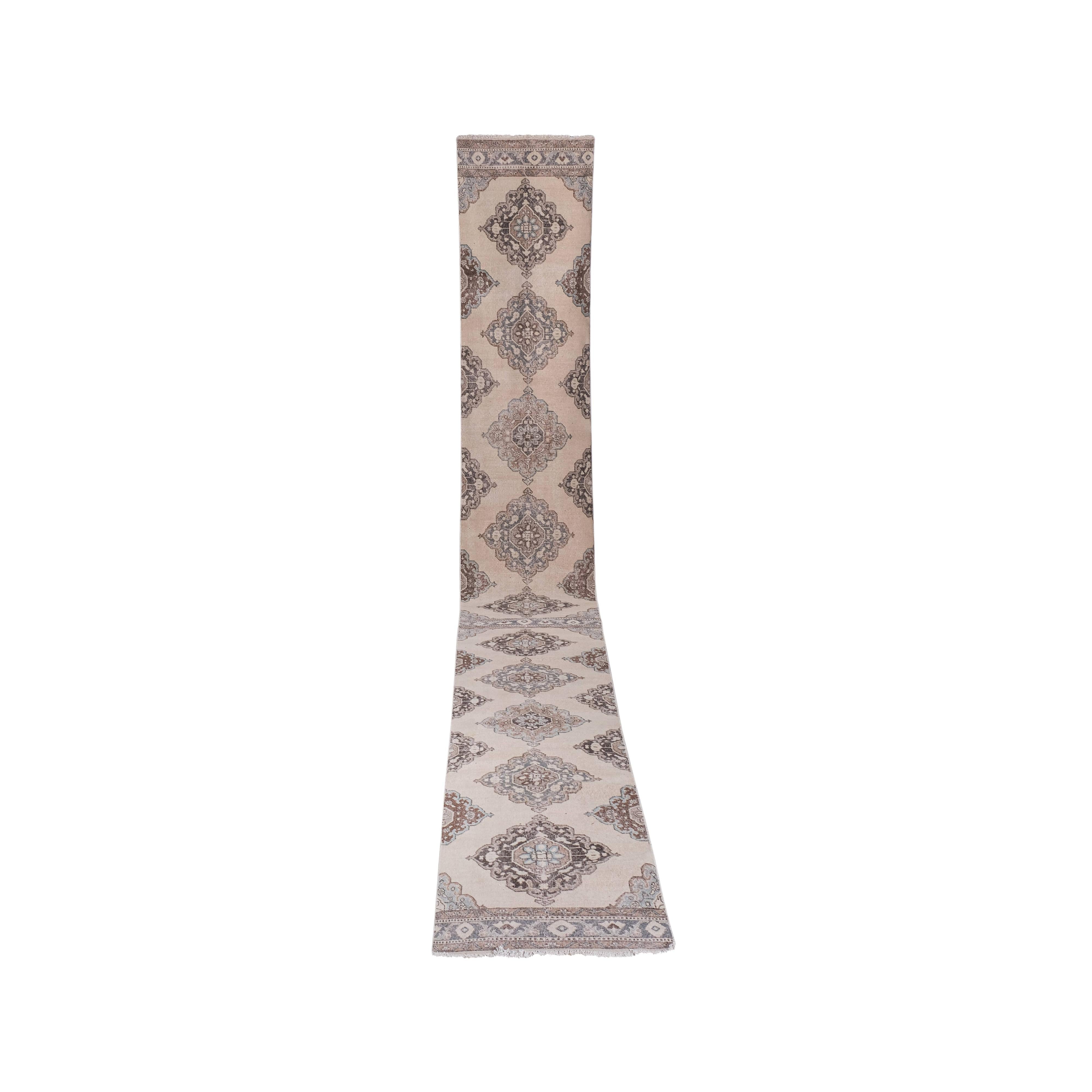 Vintage Oushak Runner 2'9'' x 24'6''