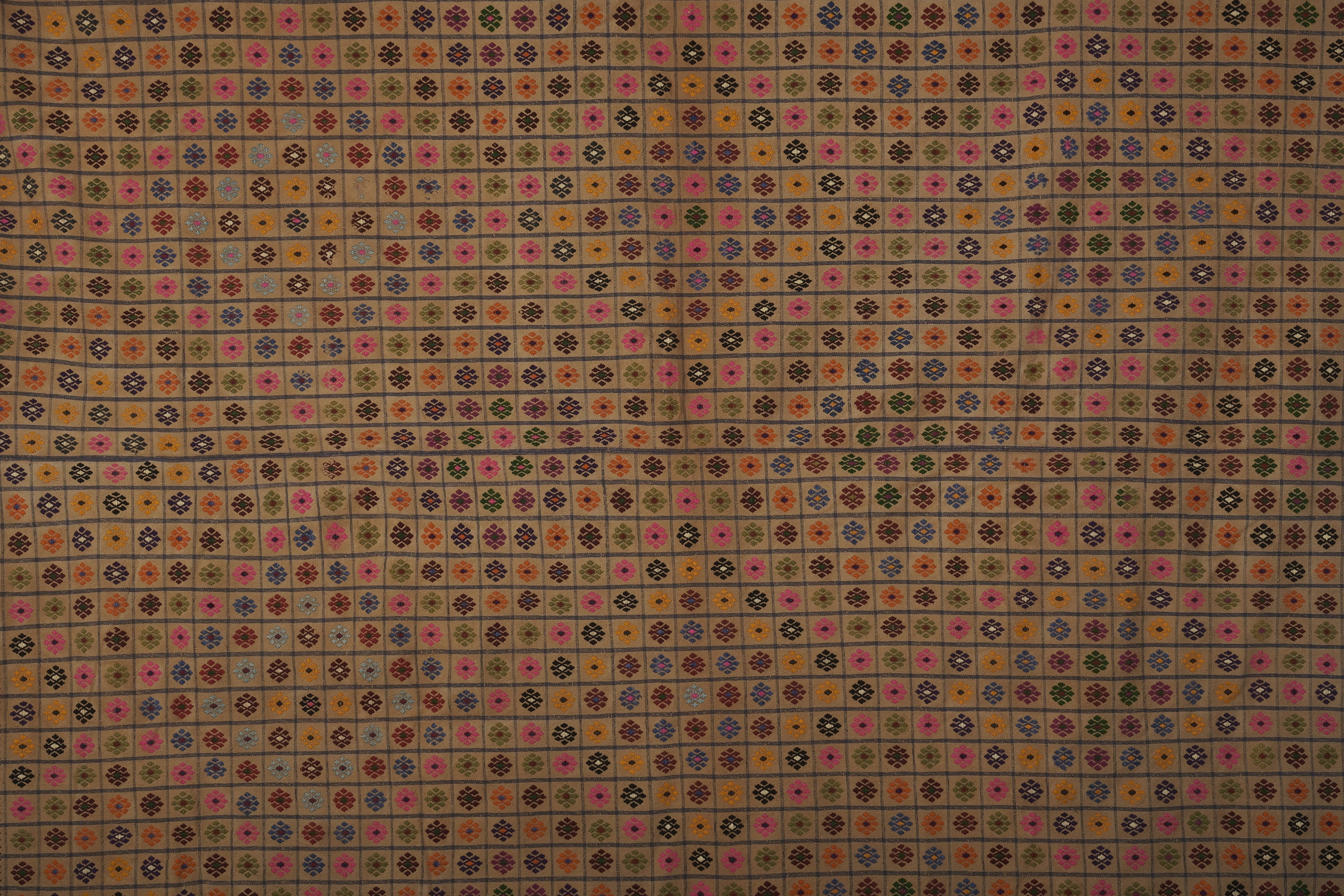 Vintage Turkish Kilim Rug 7'5'' x 10'8''