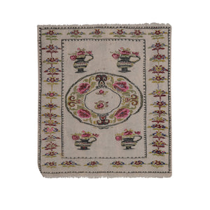 Vintage Turkish Kilim Rug 33'' x 40''