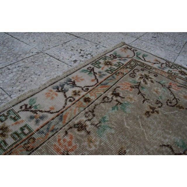 Vintage Oushak Rug 3'9'' x 6'10''
