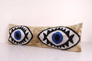 Silk Ikat Velvet Pillow Cover | 16'' x 48''